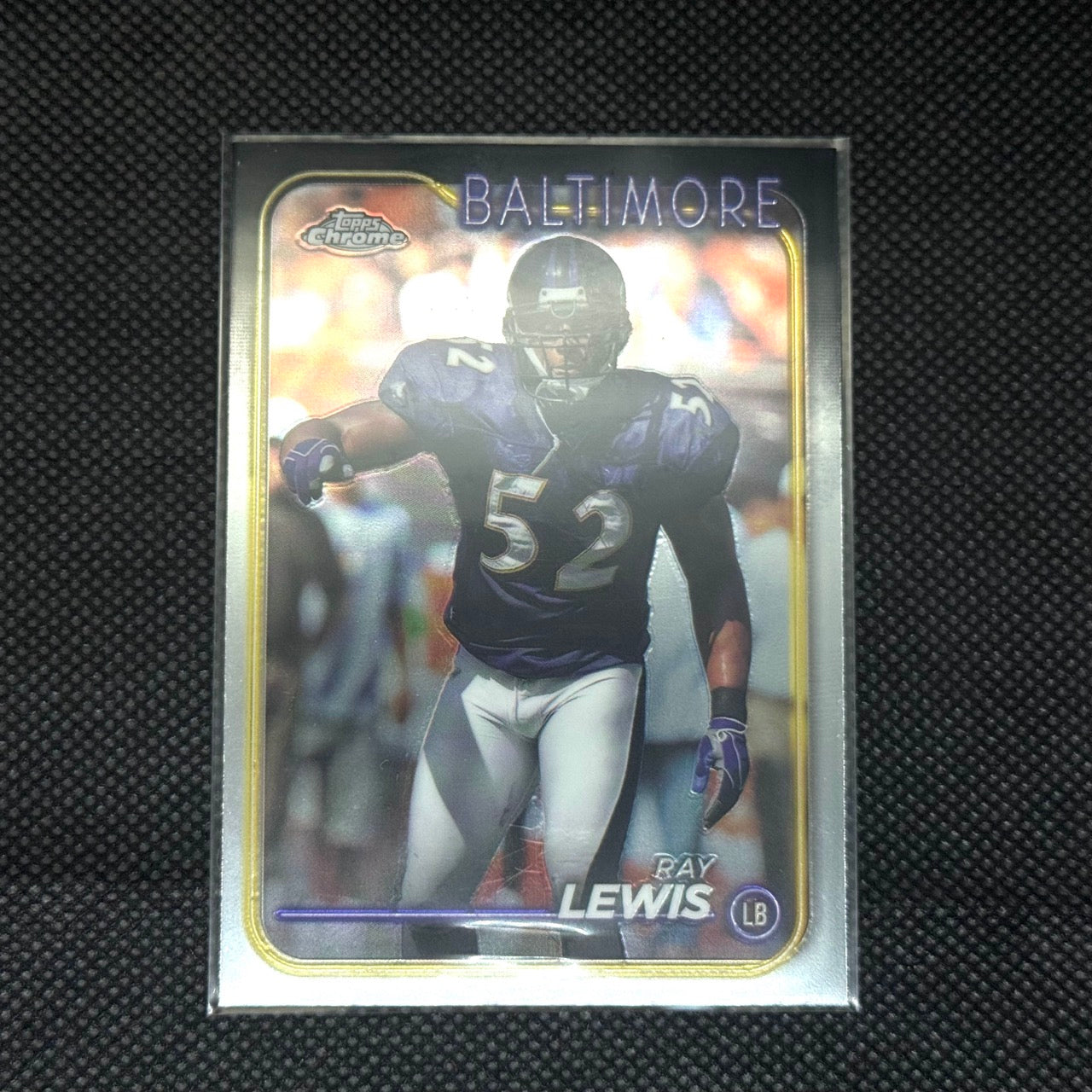 Ray Lewis Ravens 2024 Topps Chrome Card No.4