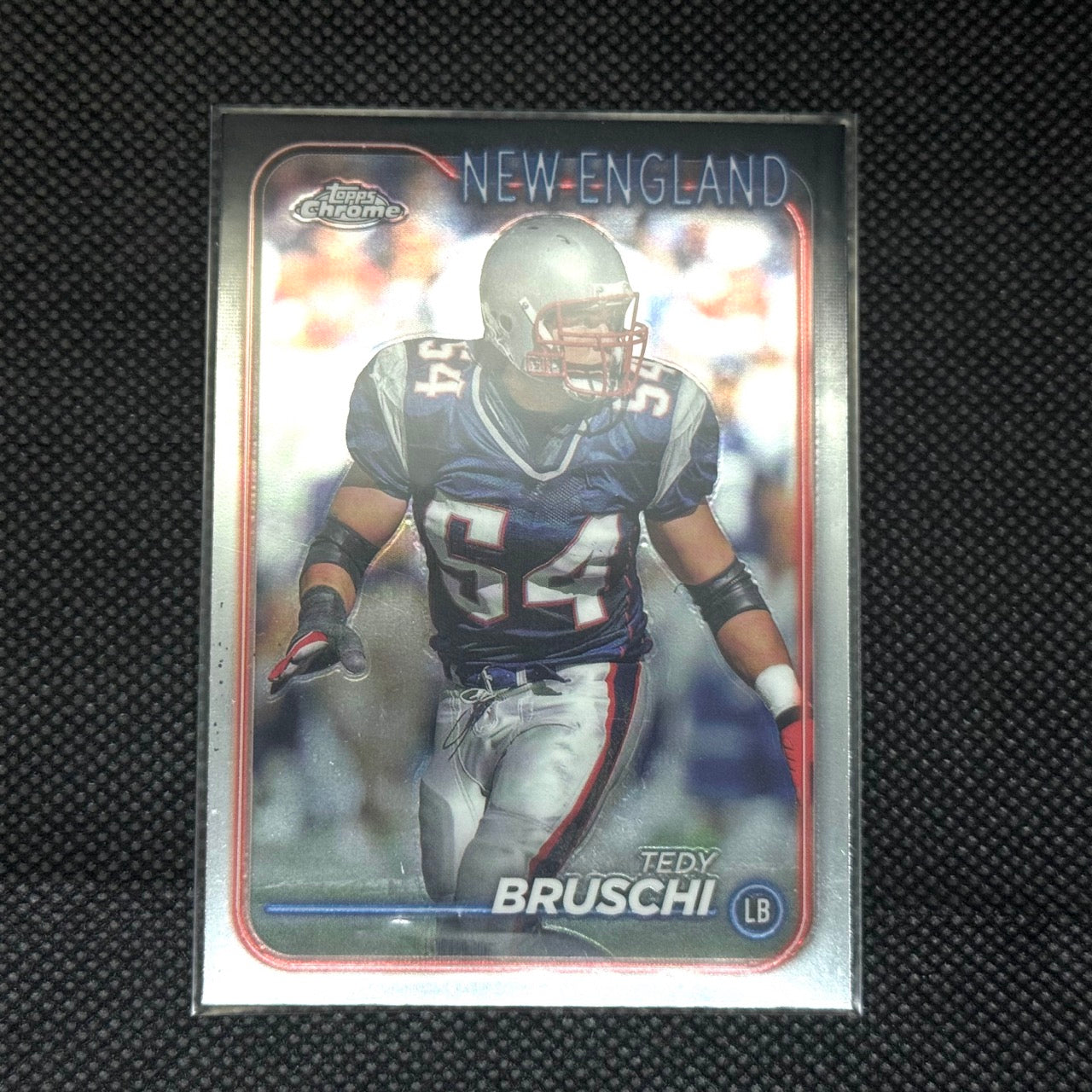 Tedy Bruschi Topps Chrome Card No.124 Patriots
