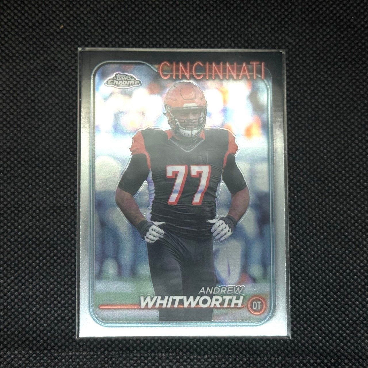 Andrew Whitworth Bengals 2024 Topps Chrome Card No.30