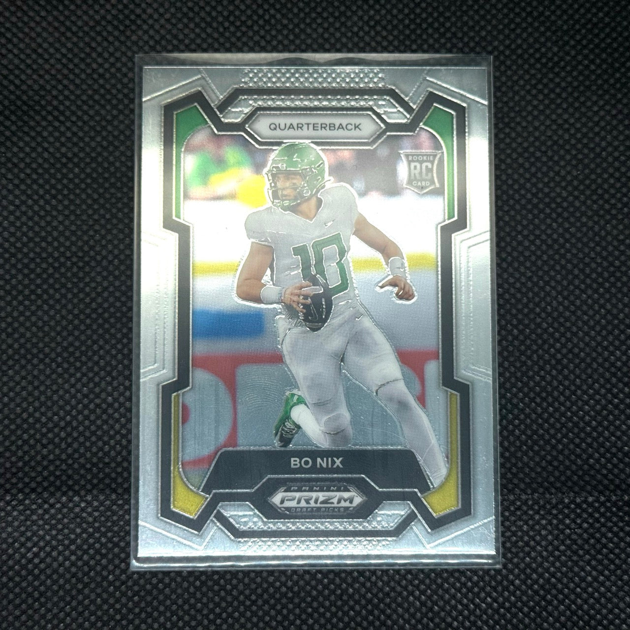 Bo Nix Panini Prizm Draft Picks 2024 Card NO. 105 Rookie