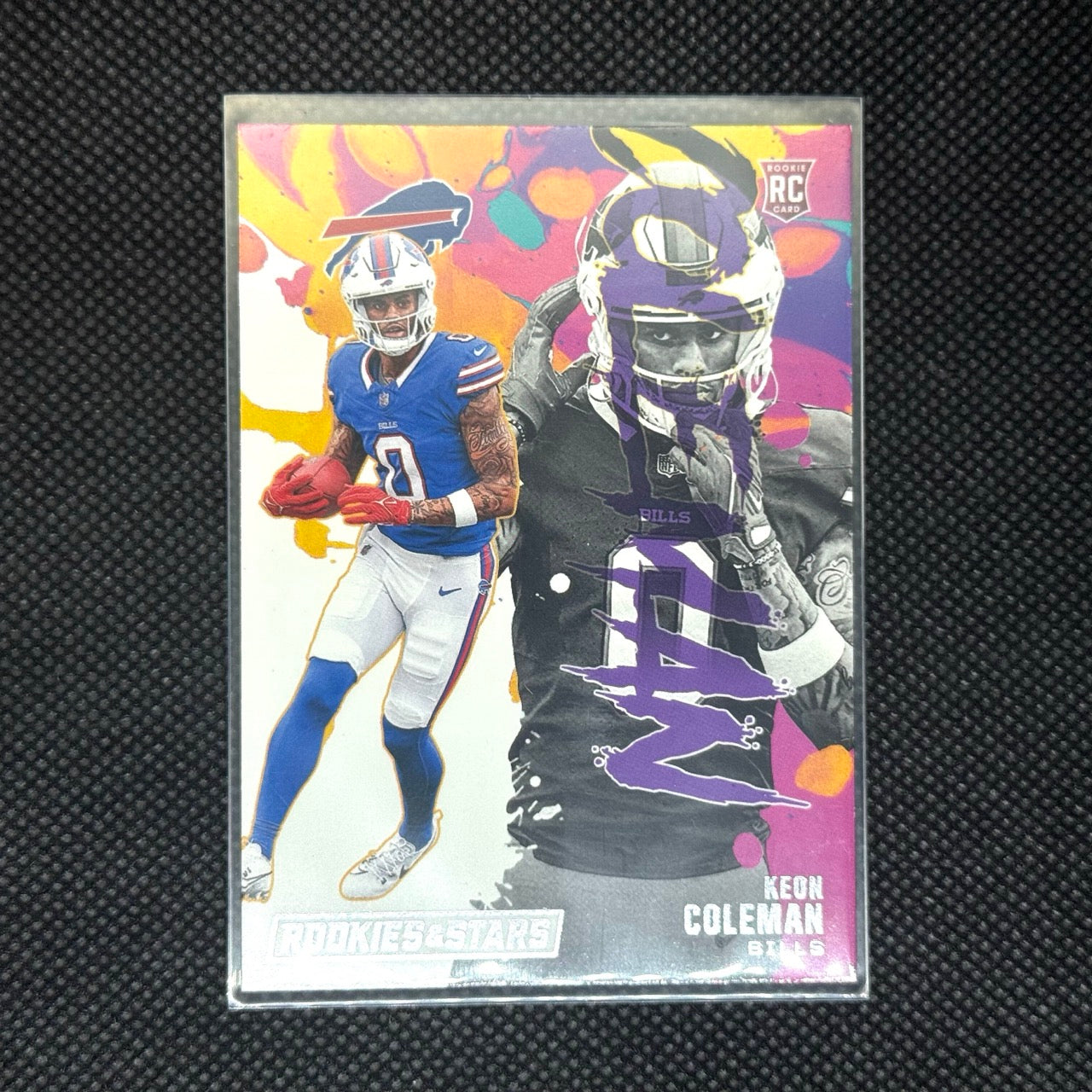 Keon Coleman Panini Rookies and Stars 2024 Card No. RE-KCN