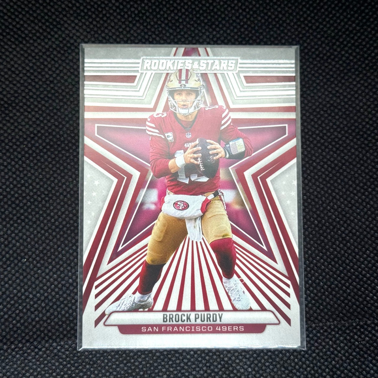 Brock Purdy Panini Rookies and Stars 2024 Card No.82