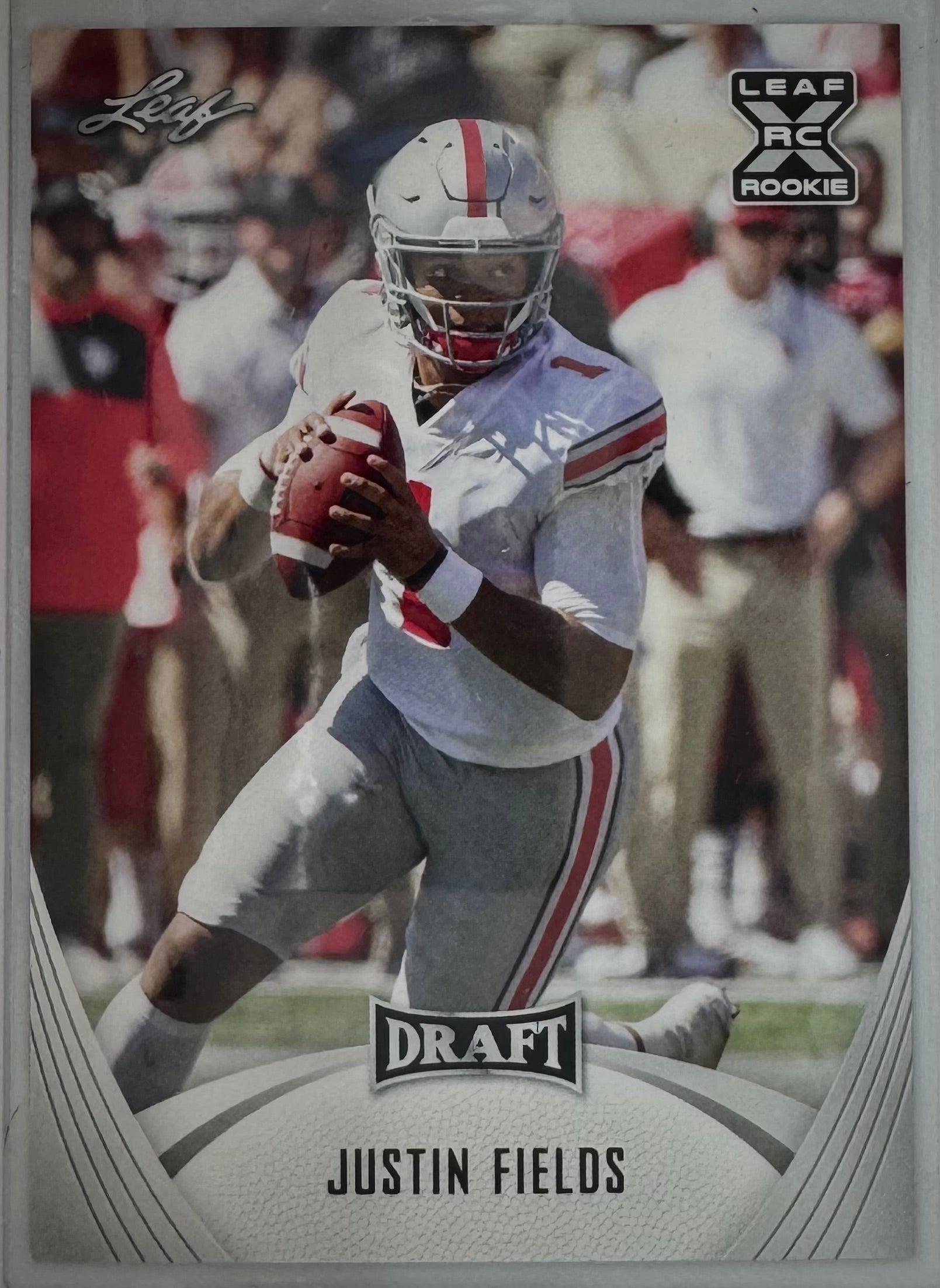 Justin Fields No.D2 Leaf Draft Rookie 2021 