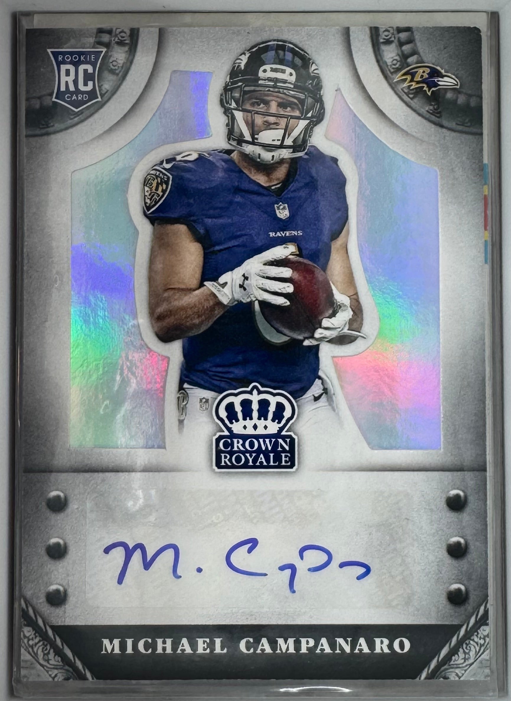 Michael Campanaro Rookie No.S-MC 2014 Crown Royale Auto Panini 03/299