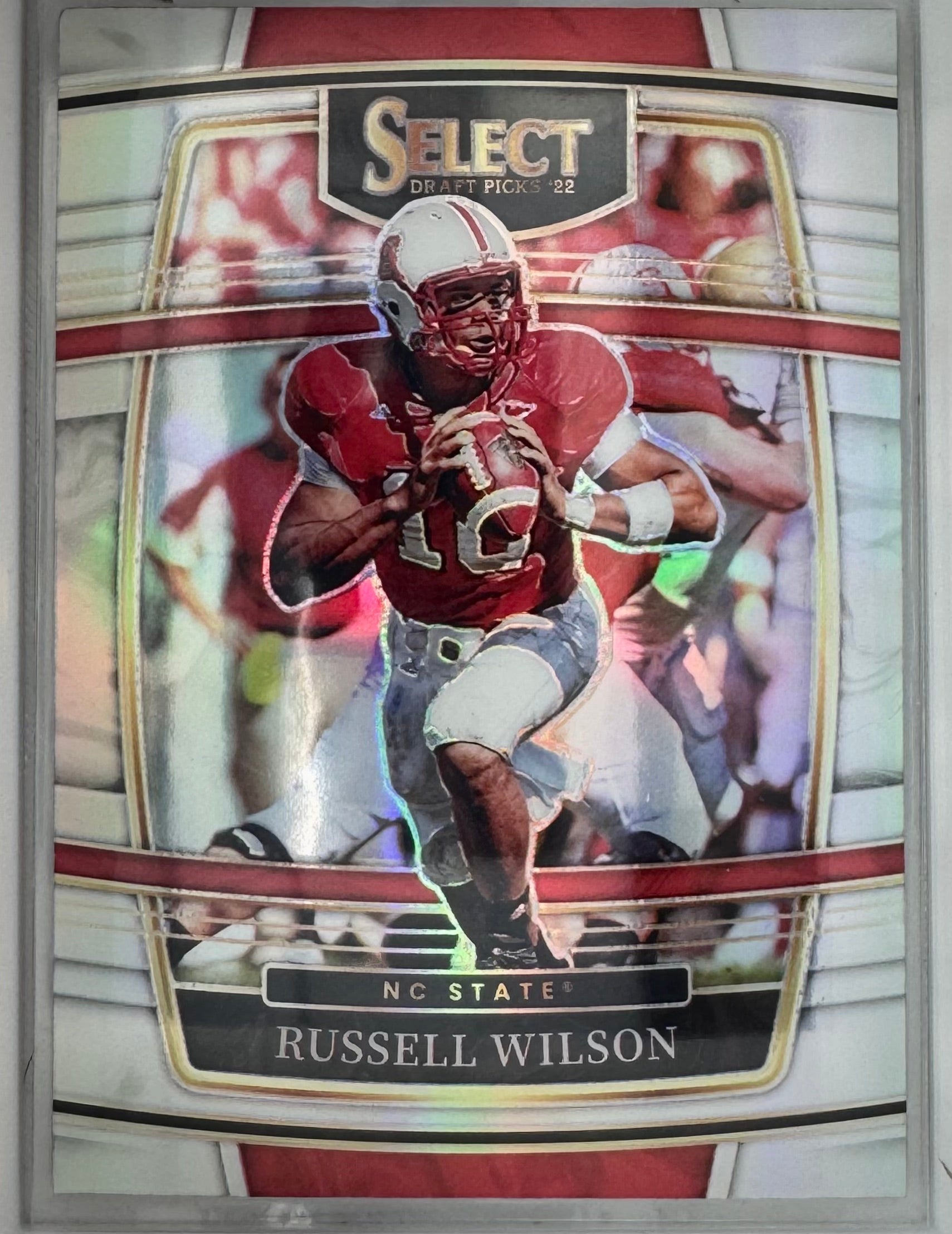 Russell Wilson No.77 Silver Prizm Panini Select Draft Picks 2022