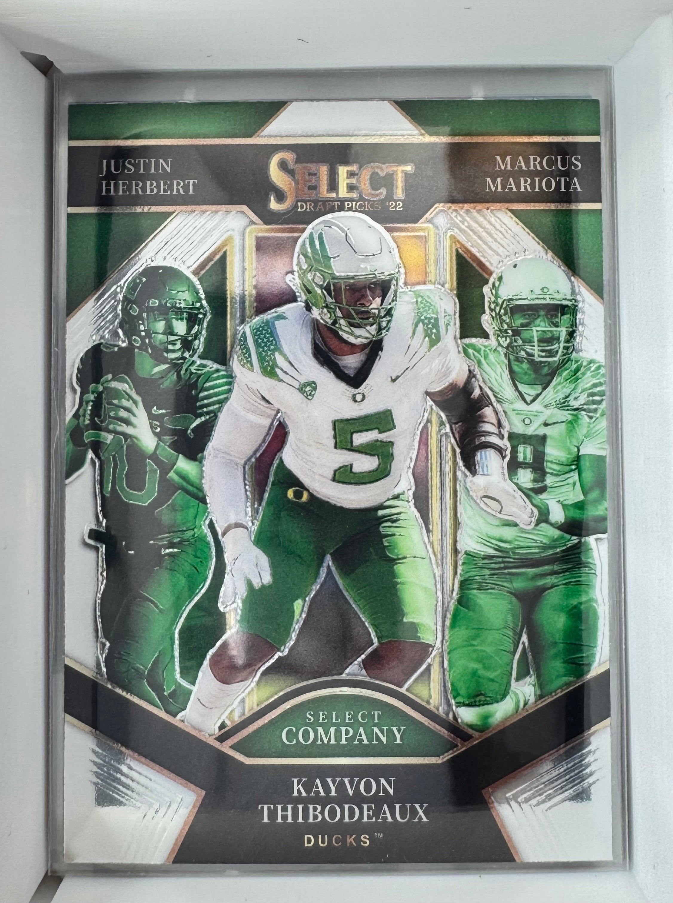 Kayvon Thibodeaux SC-OD Select Company 2022 Panini Select Draft Picks