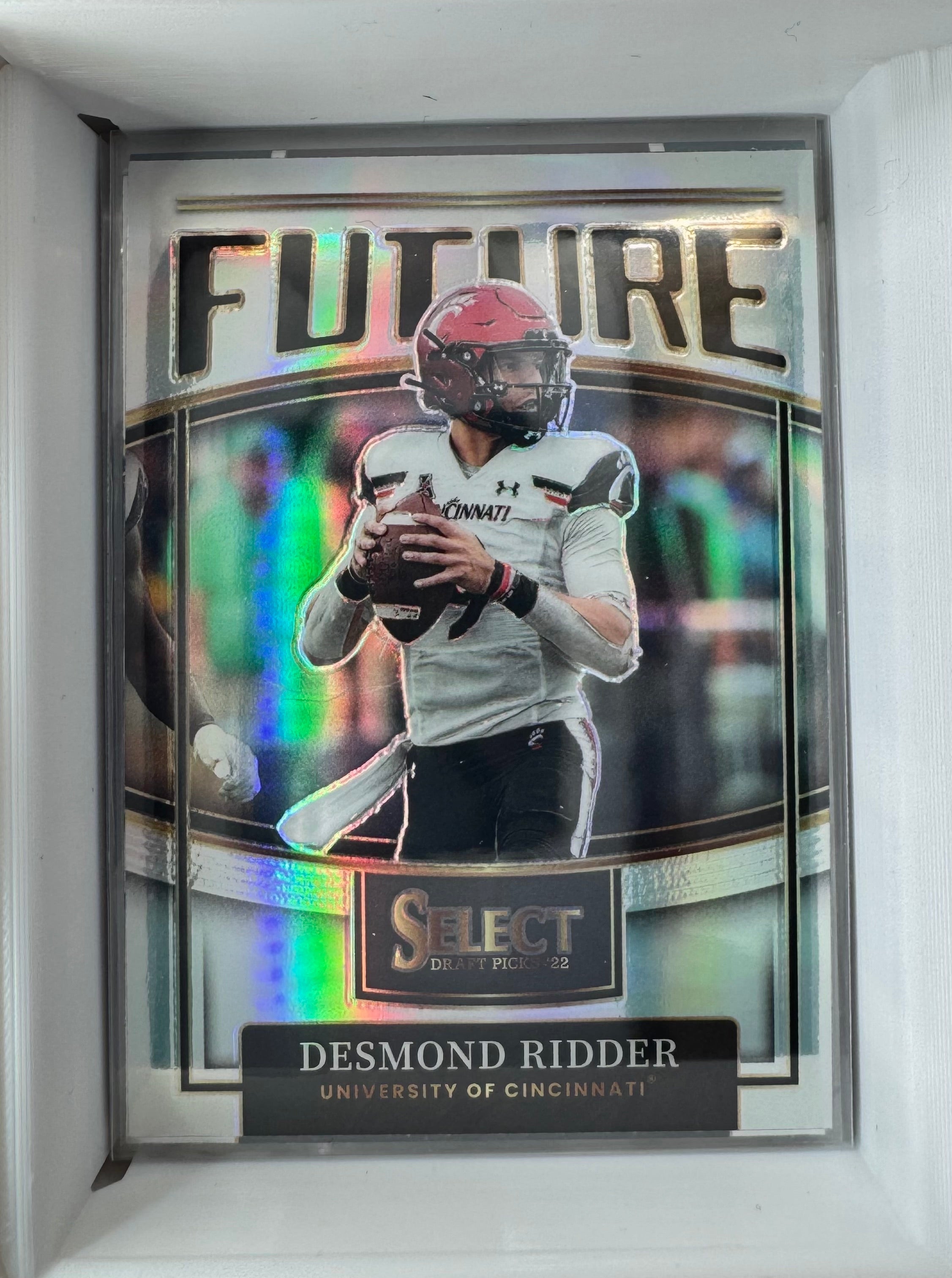 Desmond Ridder FUTURE No.F-DR 2022 Panini Select Draft Picks