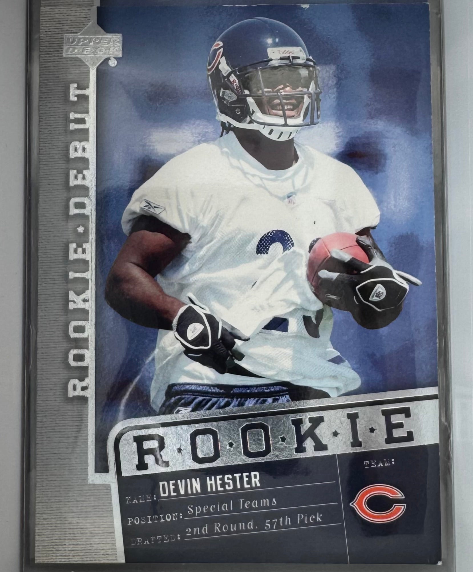 Devin Hester Rookie Debut No.118 Upper Deck 2006 Chicago Bears