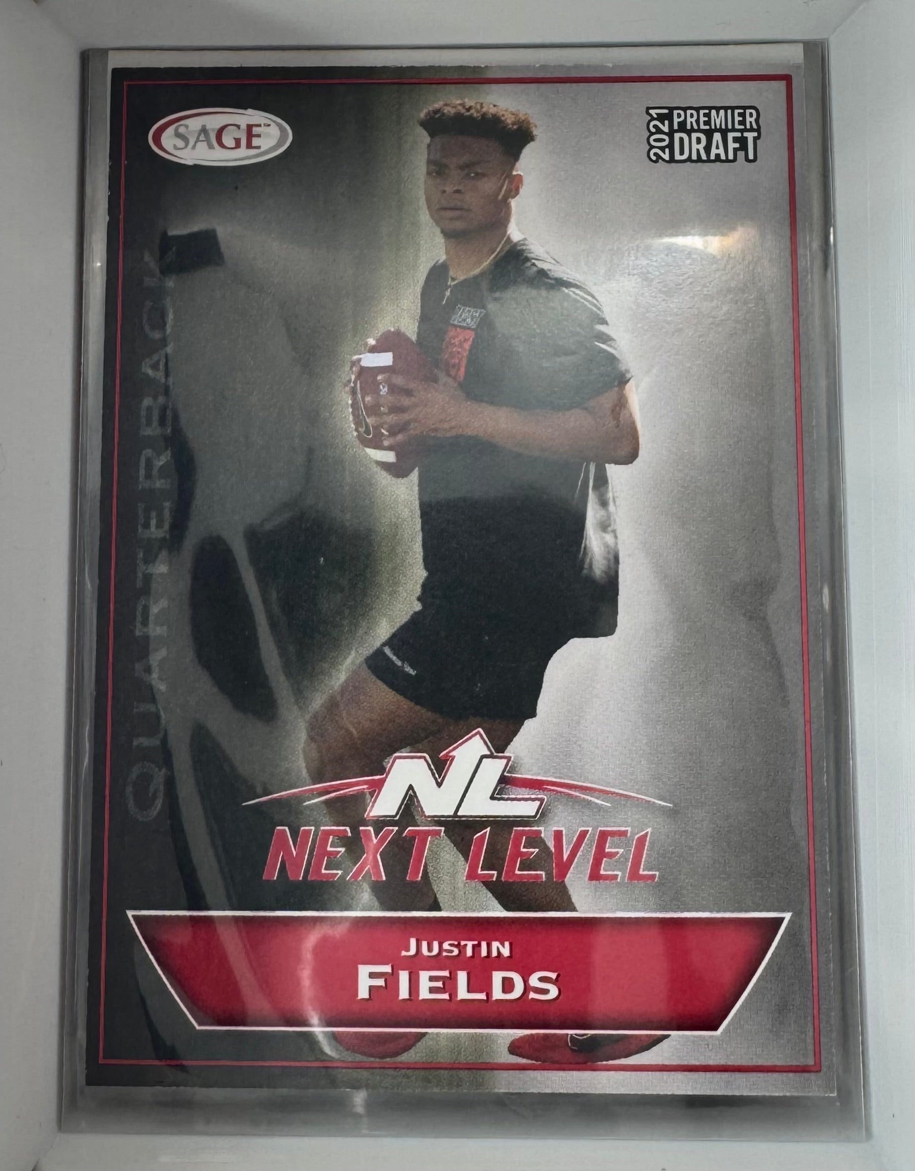 Justin Fields Premier Draft 2021 Sage Next Level No.149