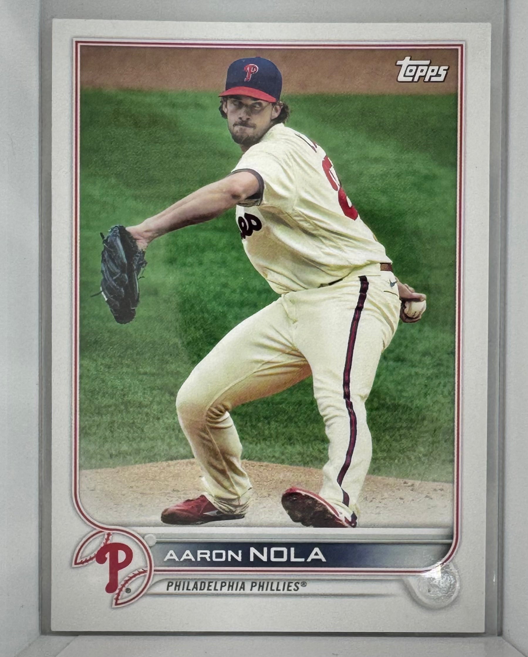 Aaron Nola PHI-8 Topps Opening Day 2022