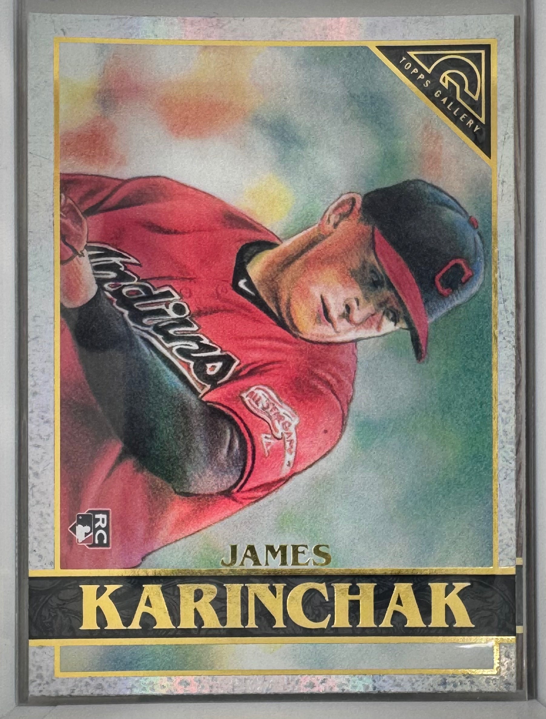 James Karinchak 110 Rookie 2020 Topps Gallery MLB Baseball
