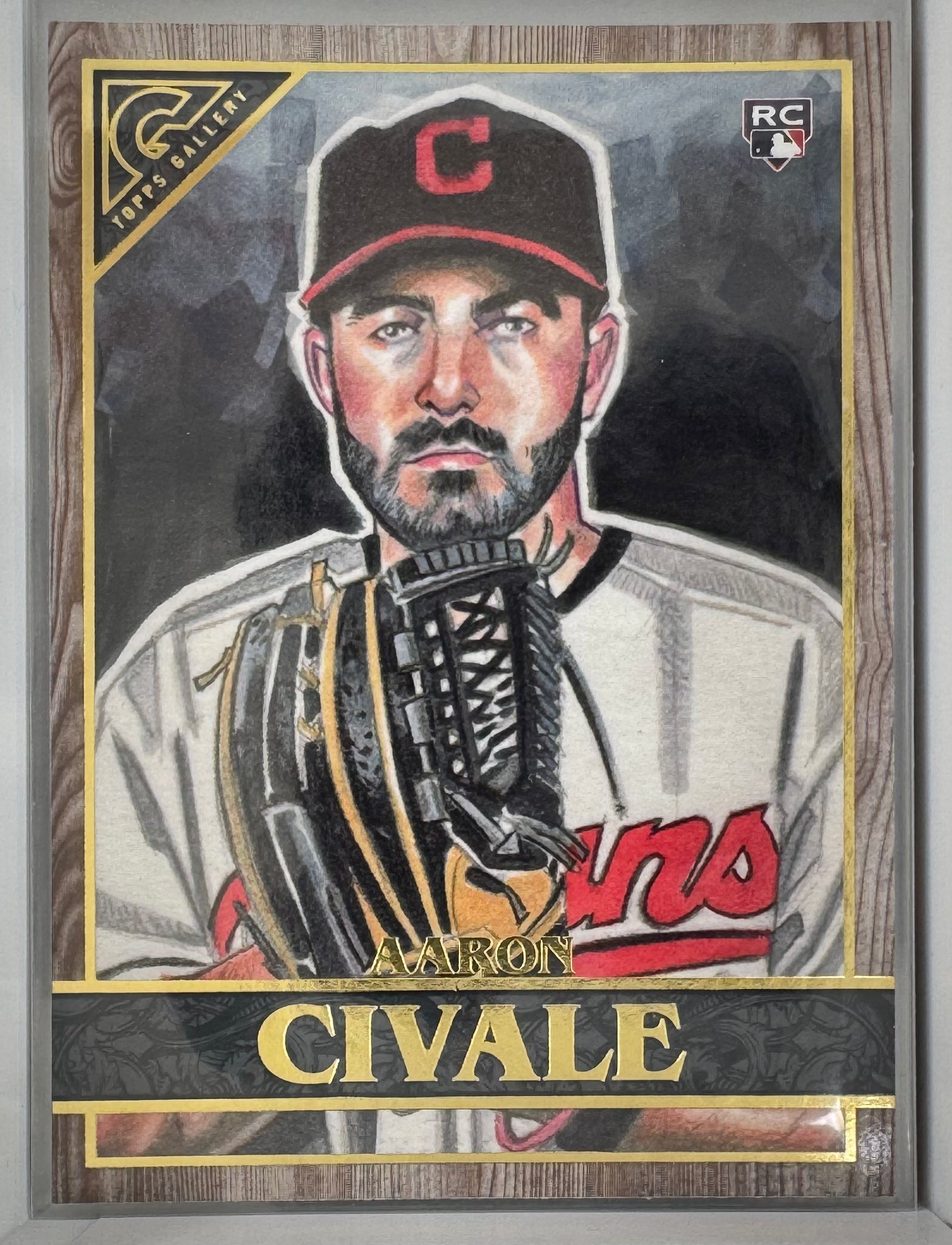 Aaron Civale 56 Rookie 2020 Topps Gallery MLB Baseball