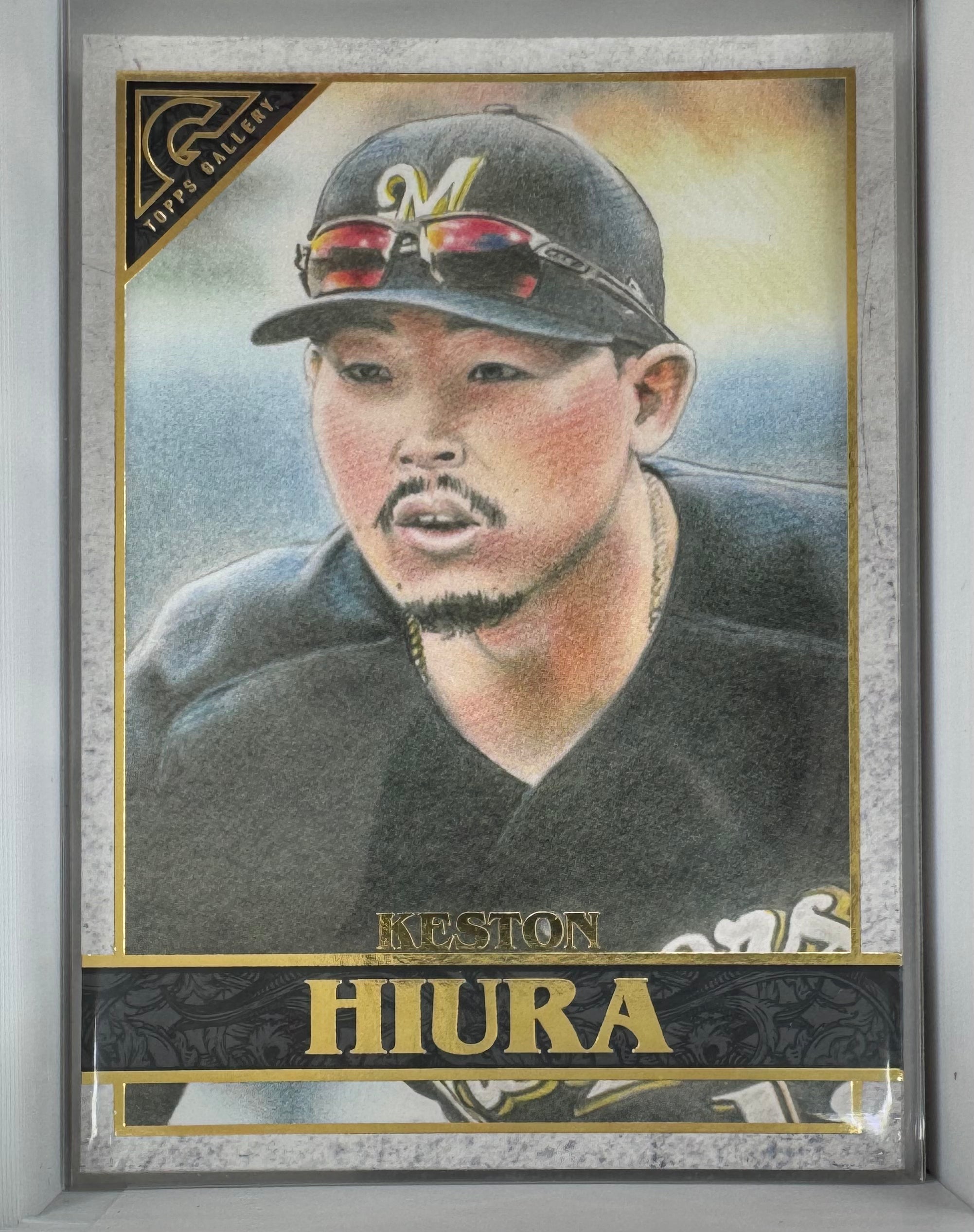 Keston Hiura 106 MLB Baseball Topps Gallery 2020