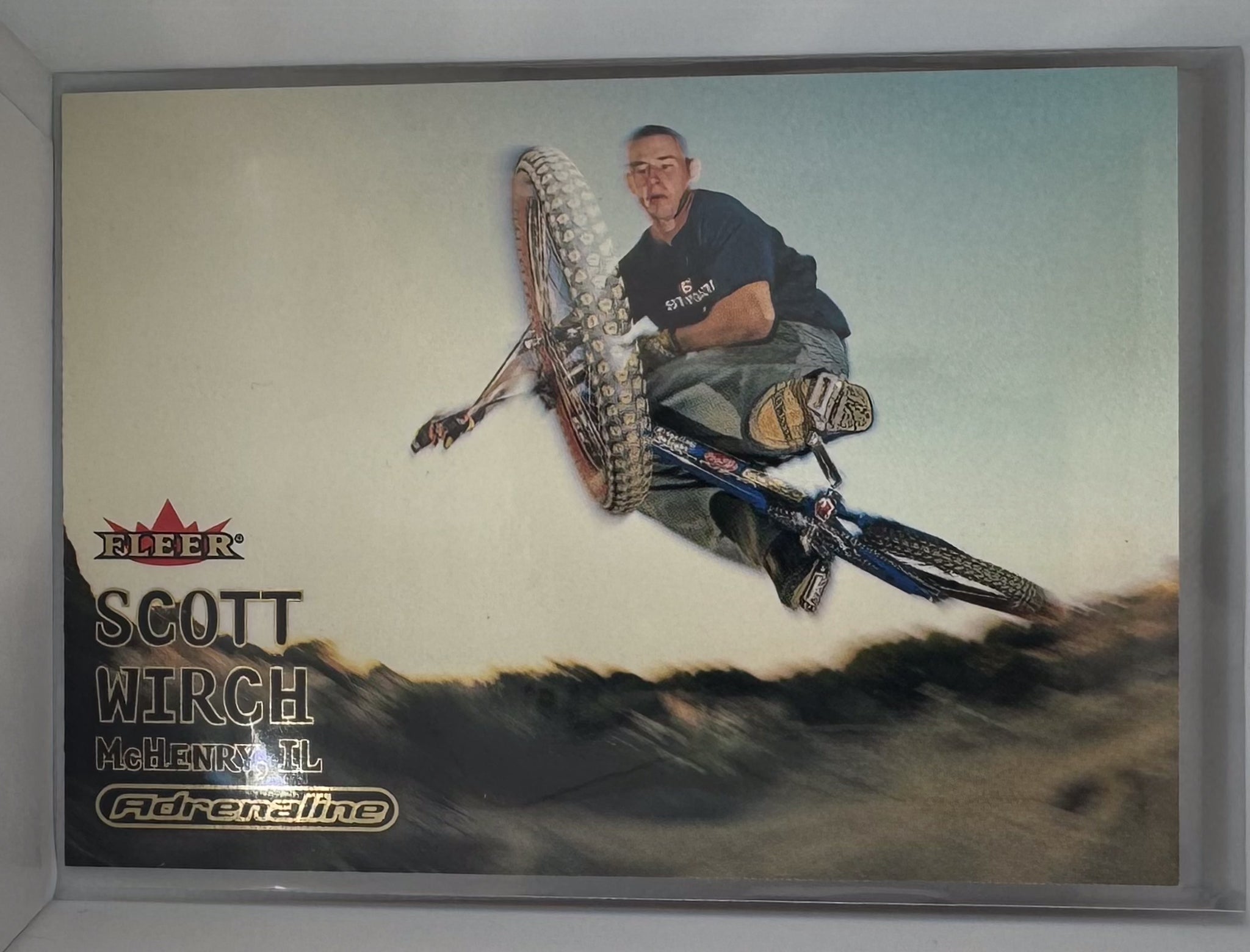 Adrenaline Fleer 2000 Action Sports Card Scott Wirch Card No.27 BMX