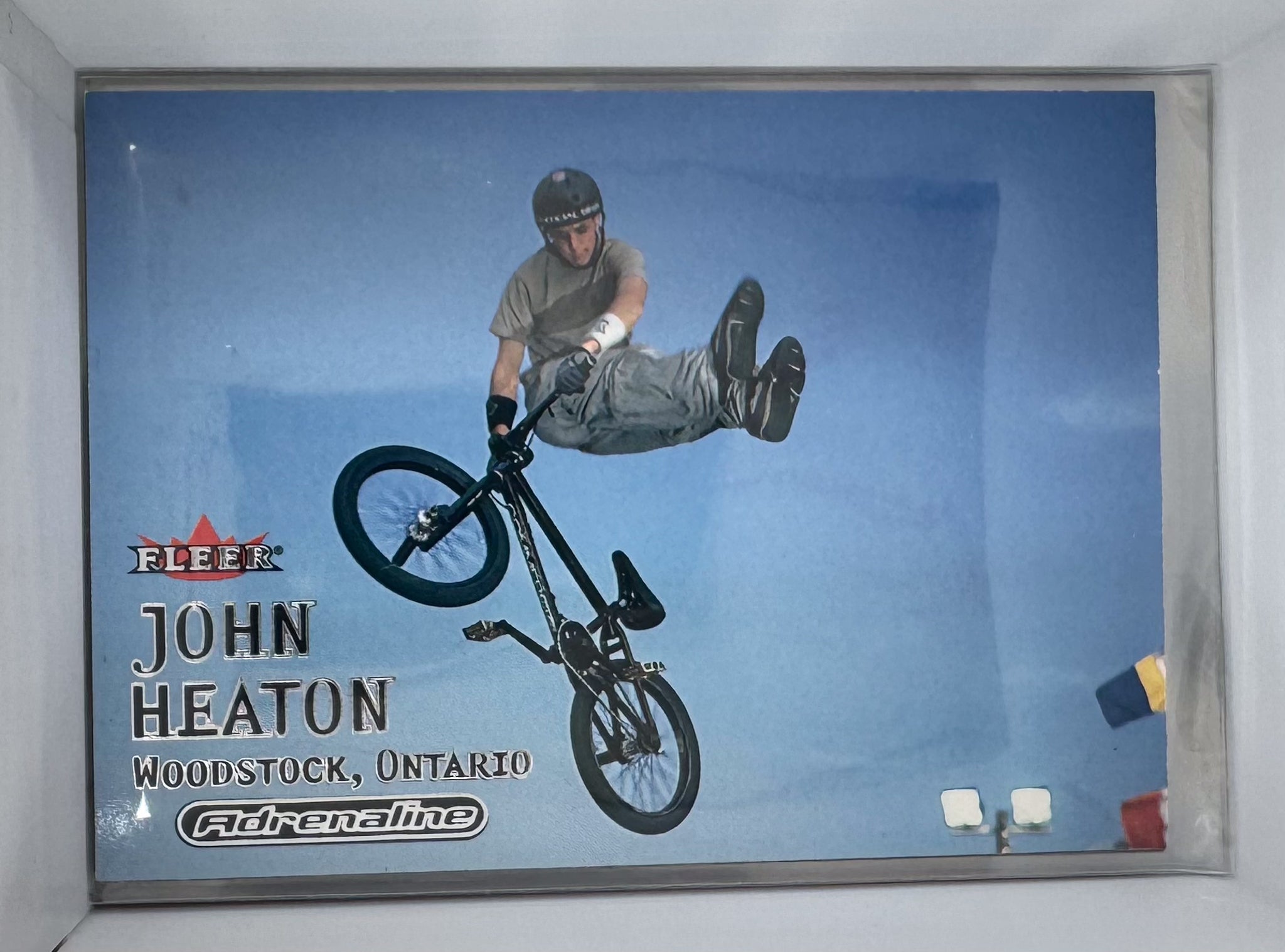 Adrenaline Fleer 2000 Action Sports Card No.69 John Heaton BMX
