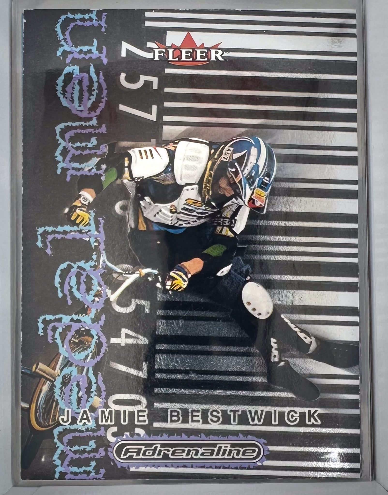 Adrenaline Fleer 2000 Action Sports Card 1 of 10 Jamie Bestwick BMX