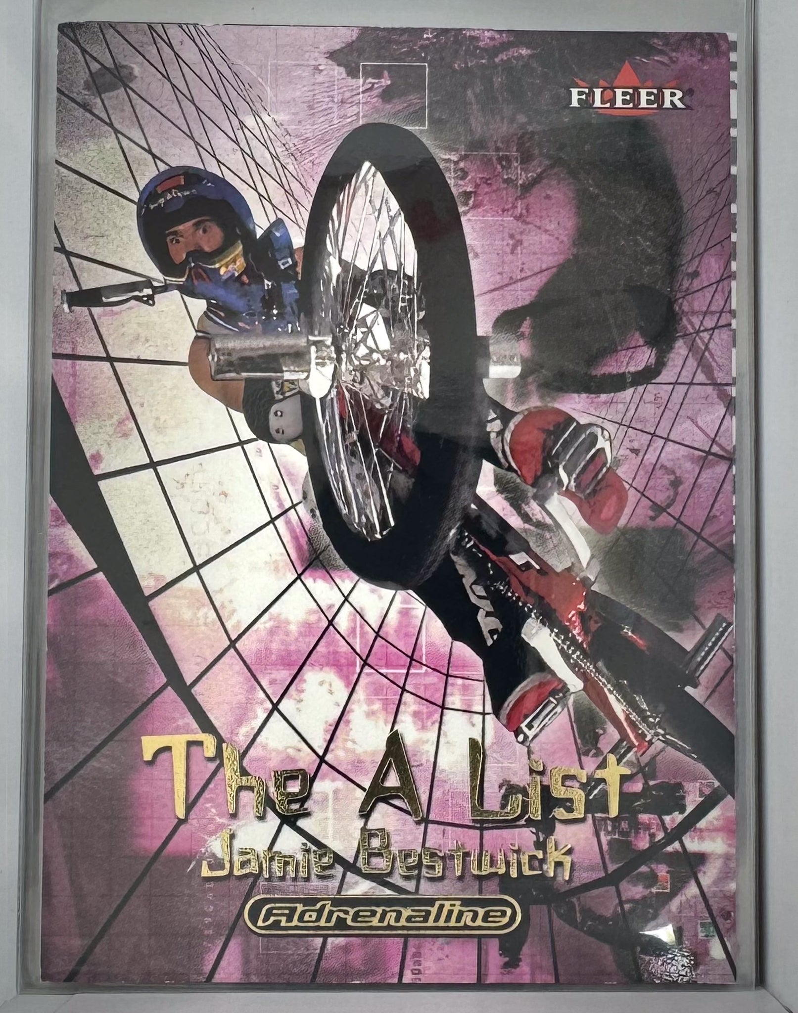 Adrenaline Fleer 2000 Action Sports Card 1 of 10 AL Jamie Bestwick BMX