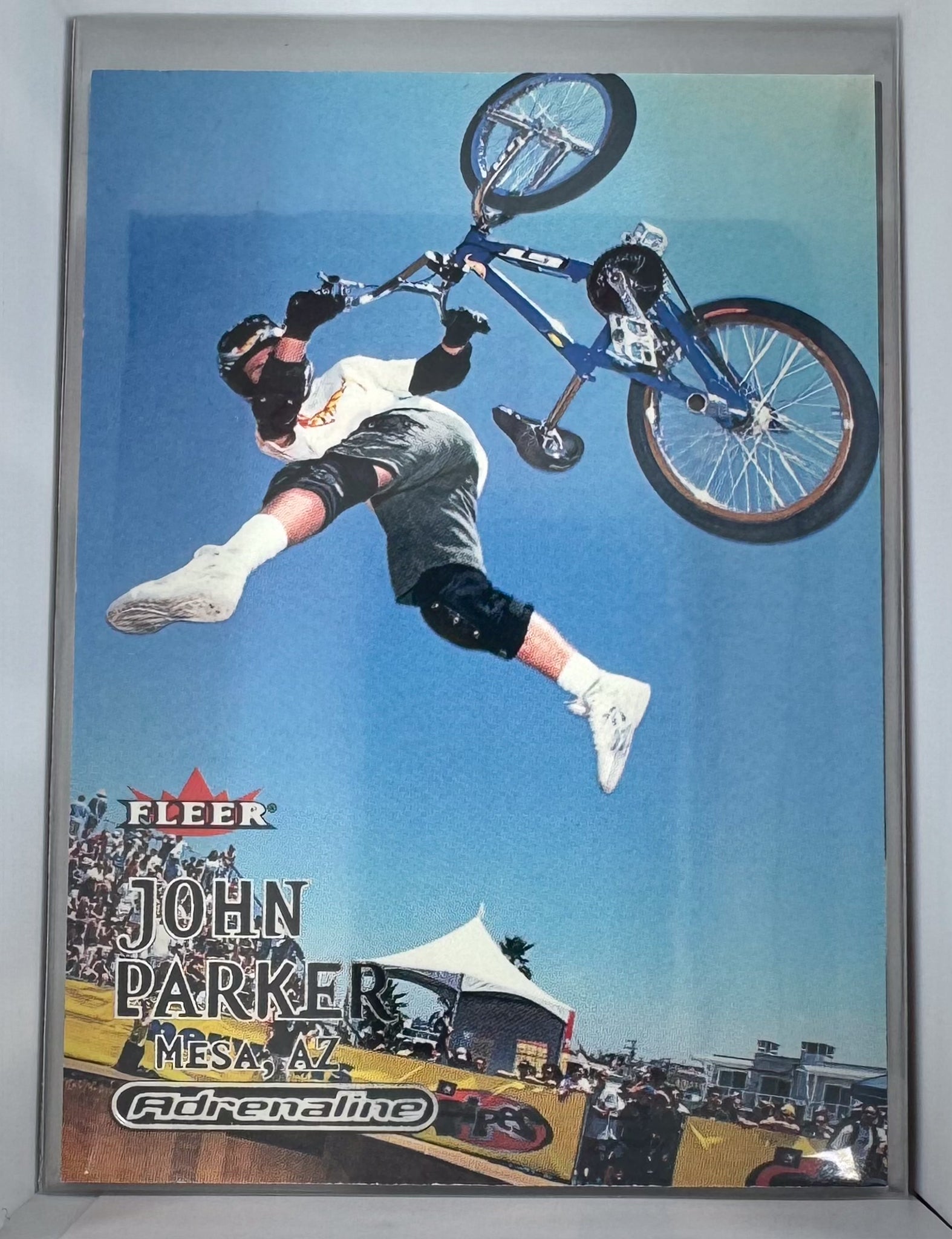 Adrenaline Fleer 2000 Action Sports Card No.37 John Parker BMX