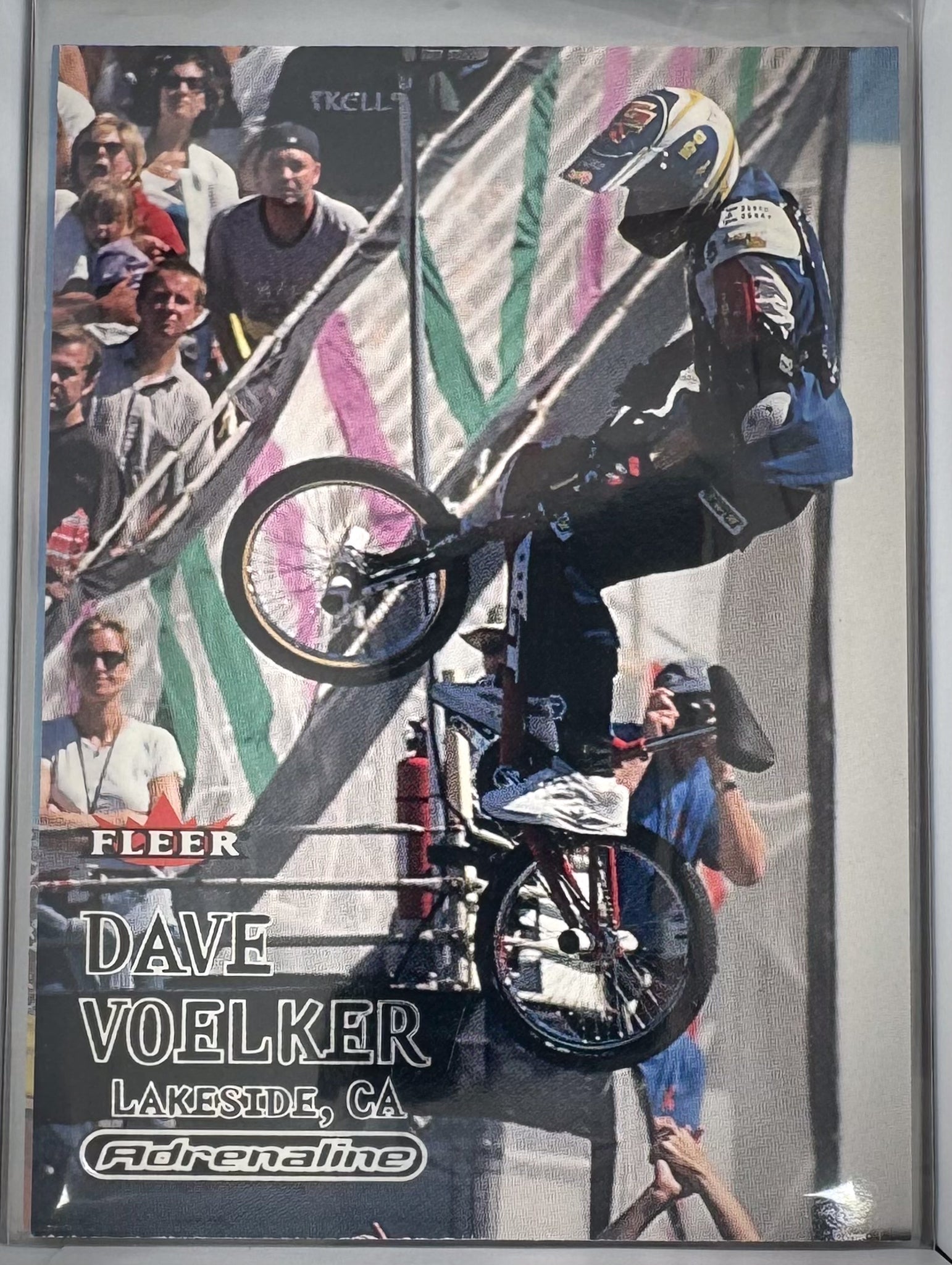 Adrenaline Fleer 2000 Action Sports Card No.3 Dave Voelker BMX
