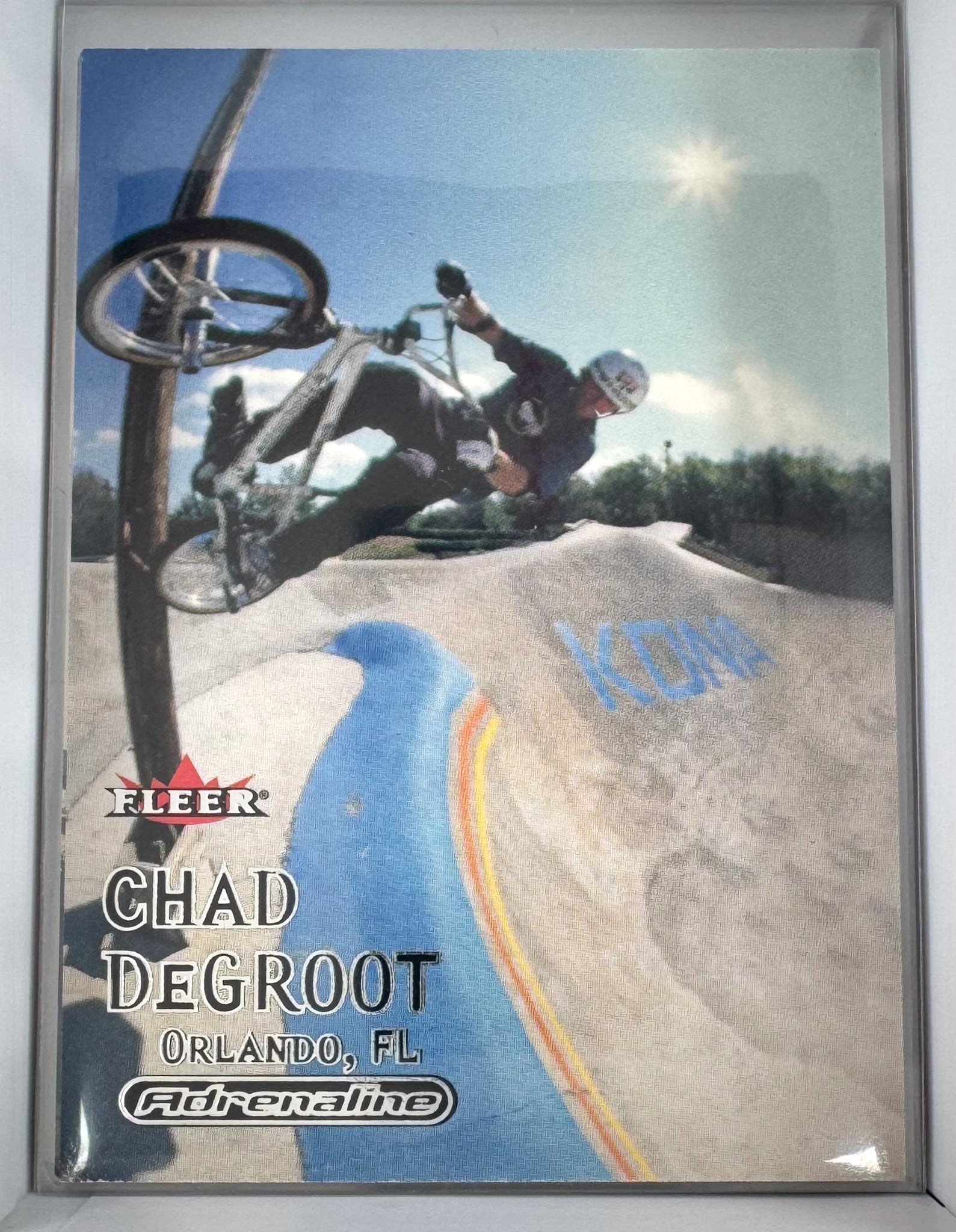 Adrenaline Fleer 2000 Action Sports Card No.82 Chad Degroot BMX