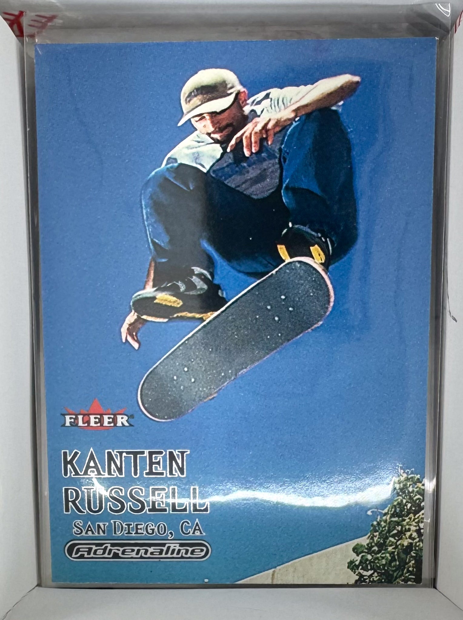 Adrenaline Fleer 2000 Action Sports Card No.70 Kanten Russell Skateboarding