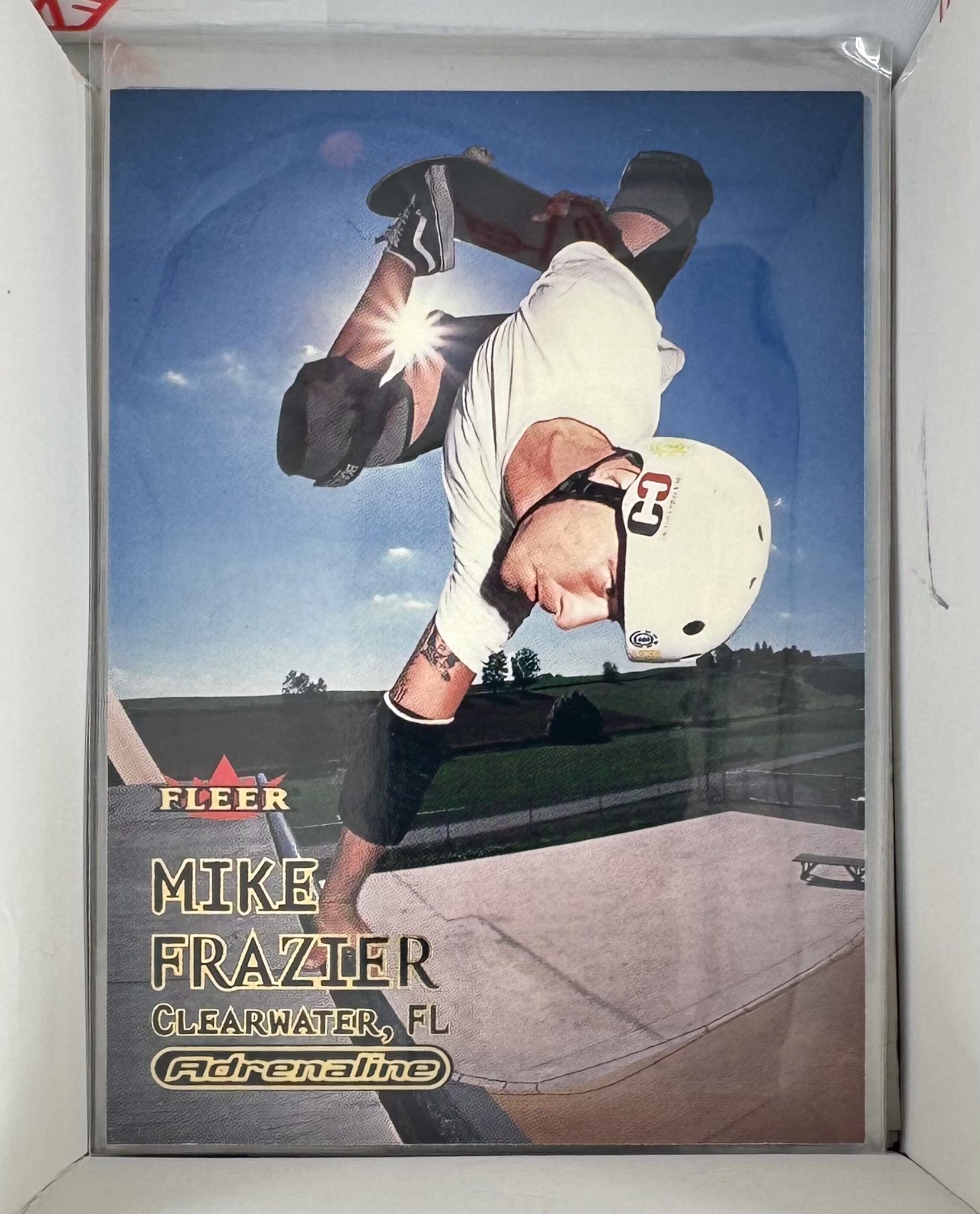 Adrenaline Fleer 2000 Action Sports Card No.62 Mike Frazier Skateboarding
