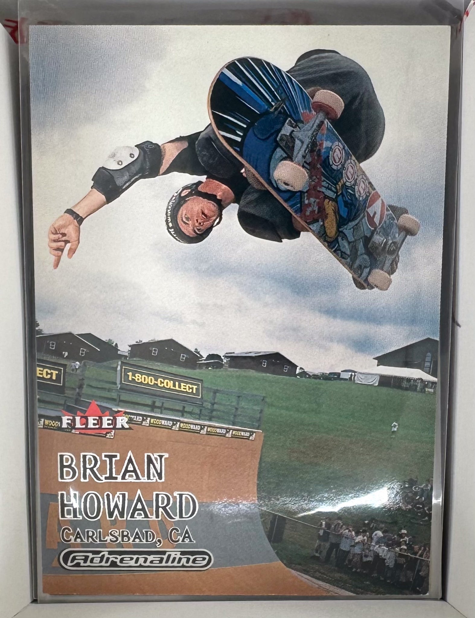 Adrenaline Fleer 2000 Action Sports Card No.93 Brian Howard Skateboarding
