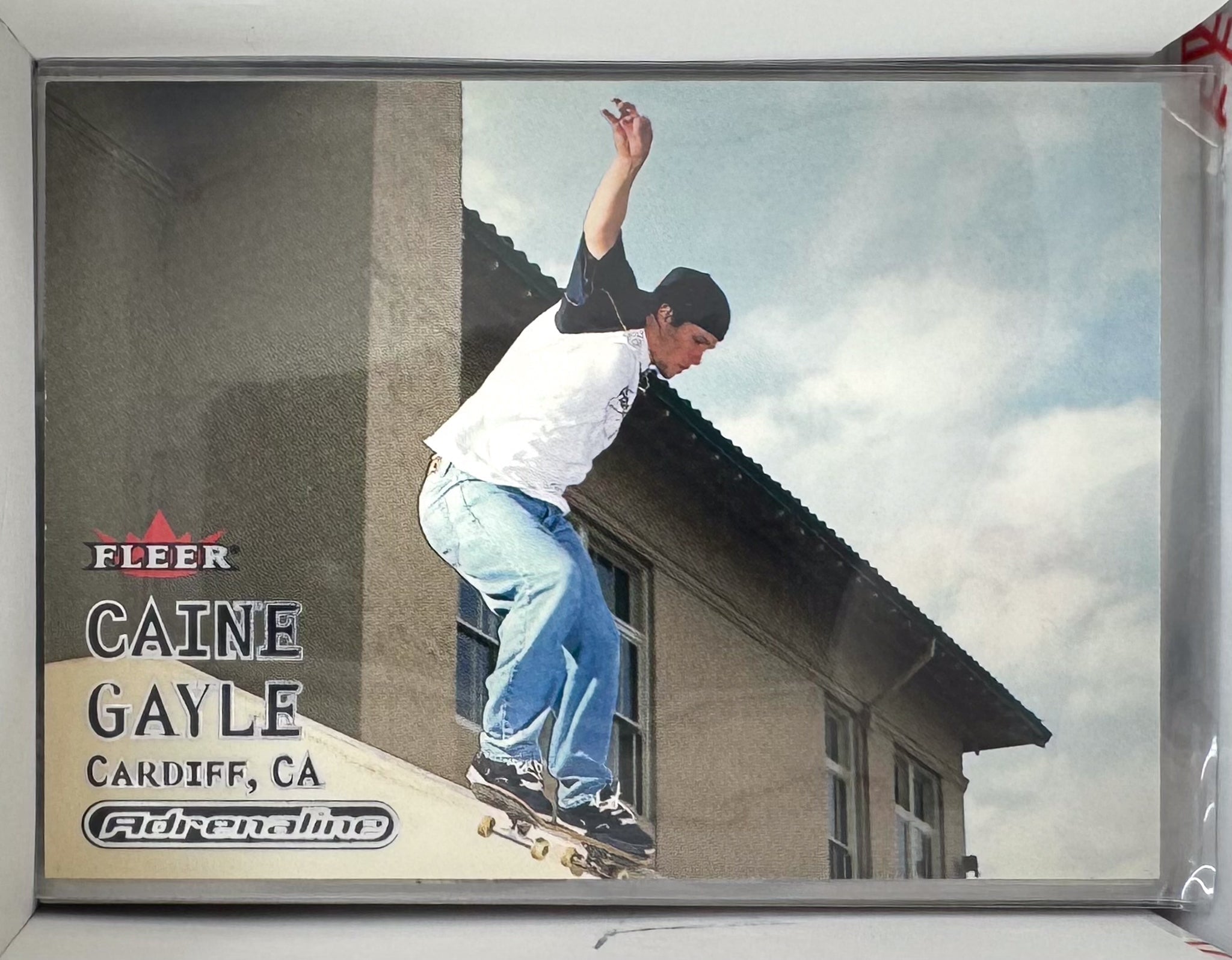 Adrenaline Fleer 2000 Action Sports Card No.51 Caine Gayle Skateboarding