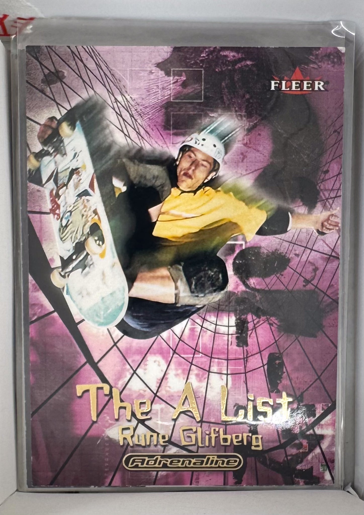 Adrenaline Fleer 2000 Action Sports Card 9 of 10 AL Rune Glifberg Skateboarding