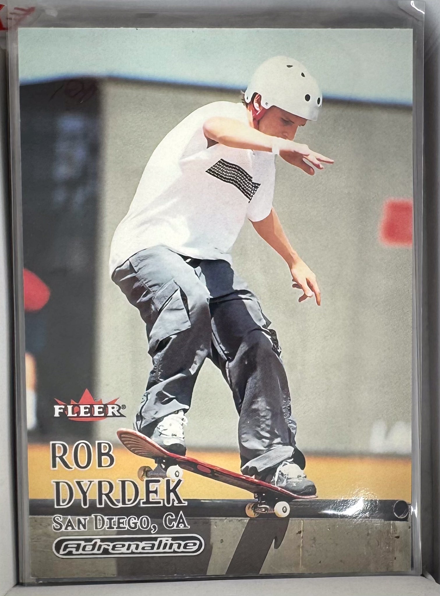 Adrenaline Fleer 2000 Action Sports Card No.50 Rob Dyrdek Skateboarding
