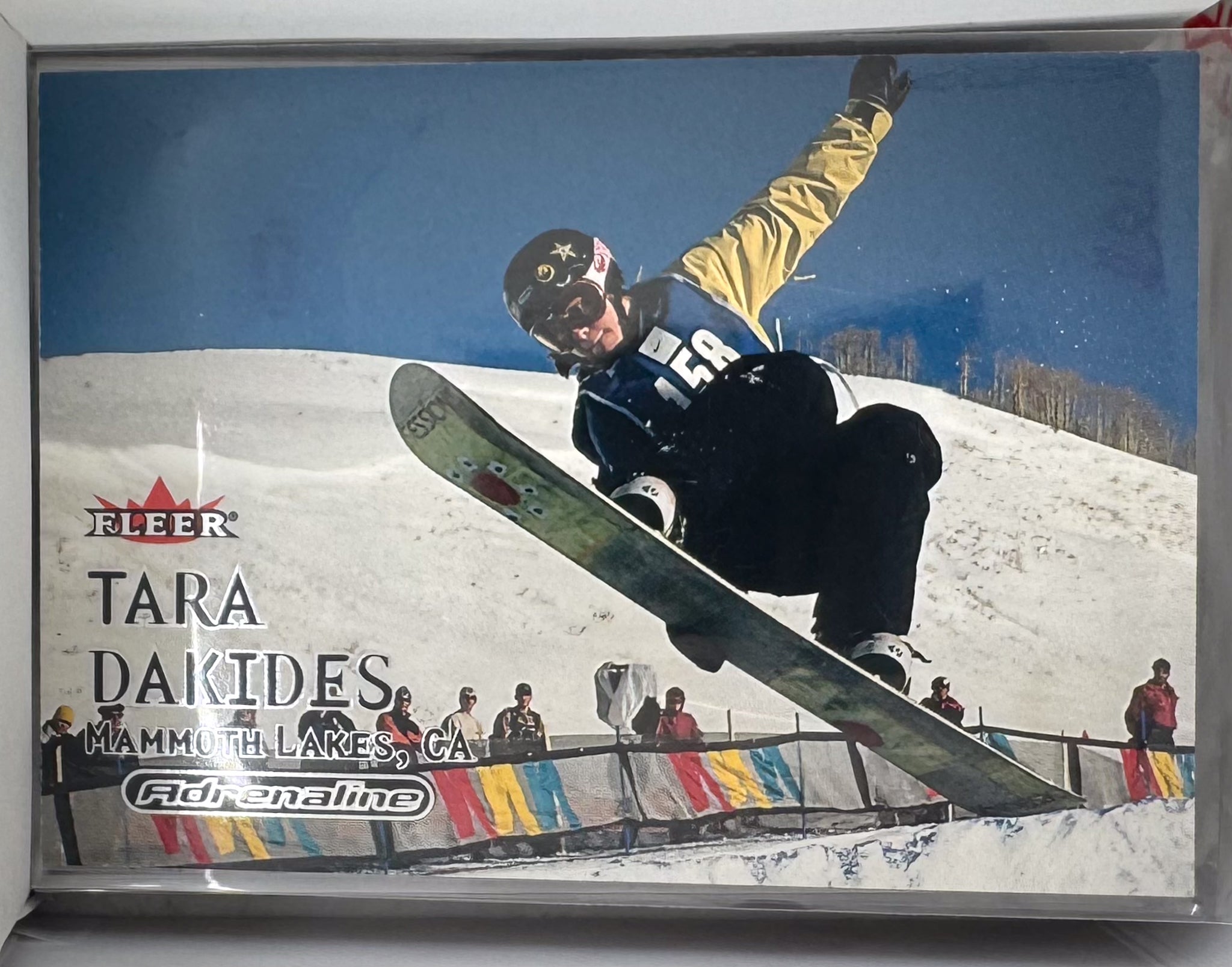 Adrenaline Fleer 2000 Action Sports Card No.83 Tara Dakides Snowboarding