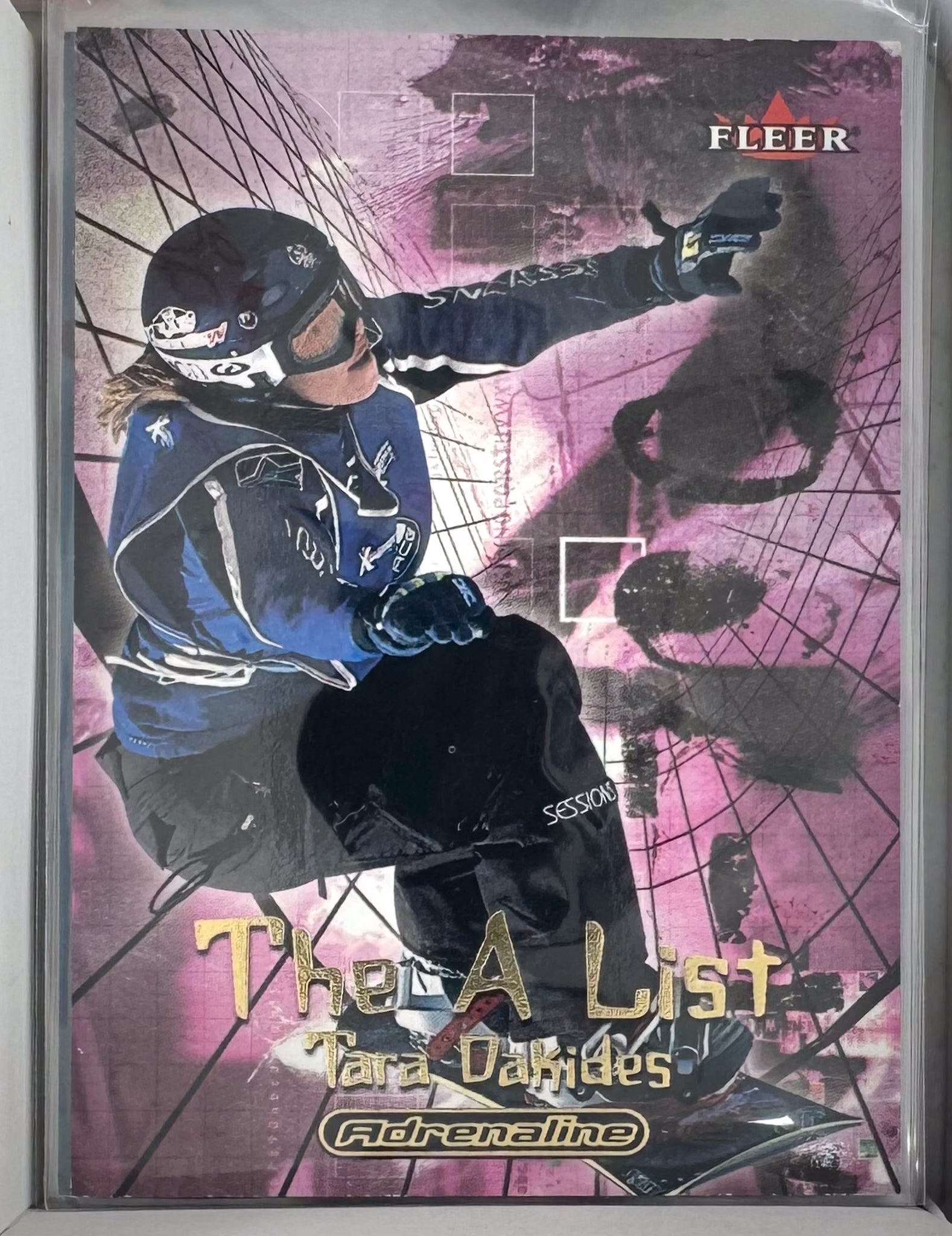 Adrenaline Fleer 2000 Action Sports Card 8 of 10 AK Tara Dakides Snowboarding