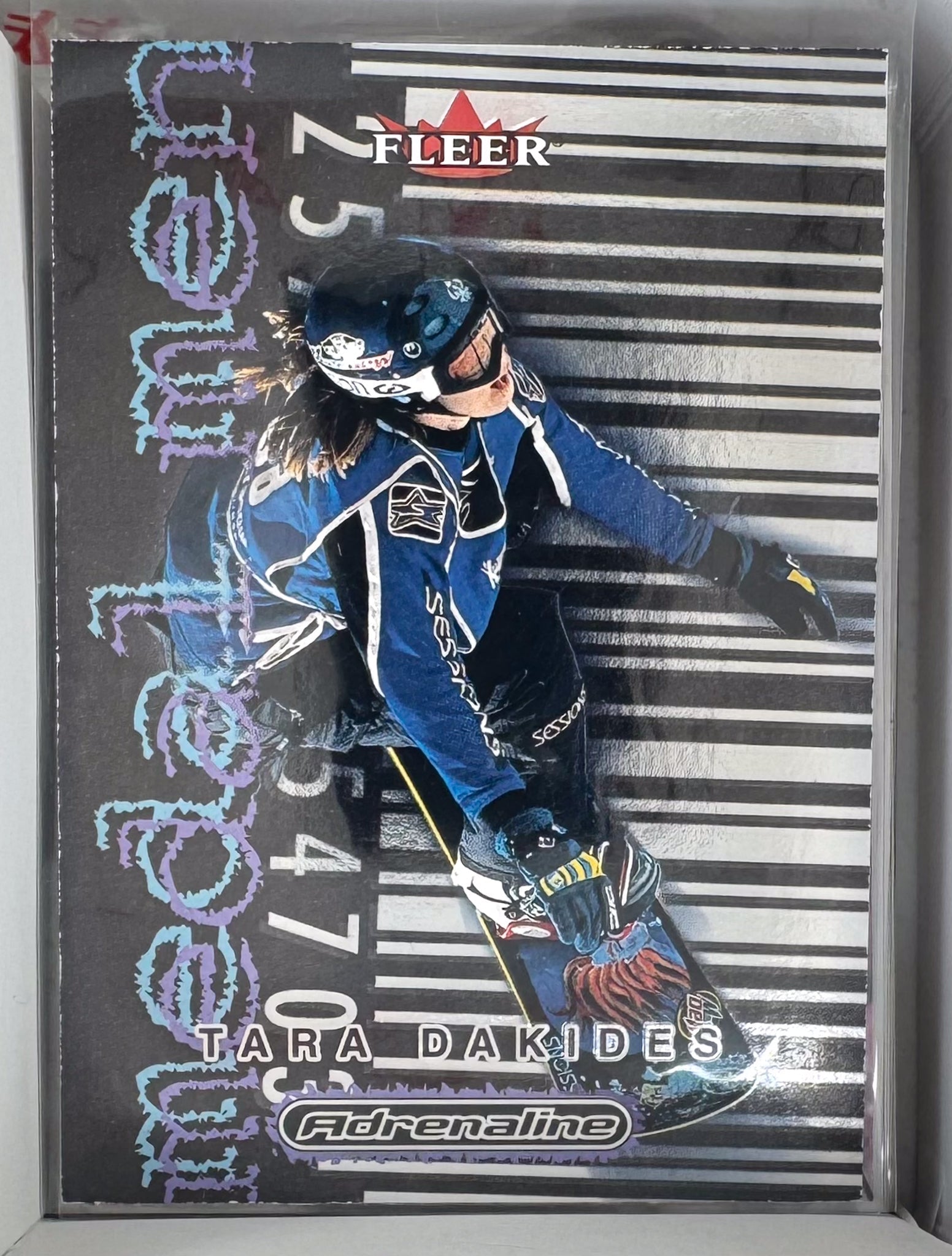 Adrenaline Fleer 2000 Action Sports Card 9 of 10 Tara Dakides Snowboarding