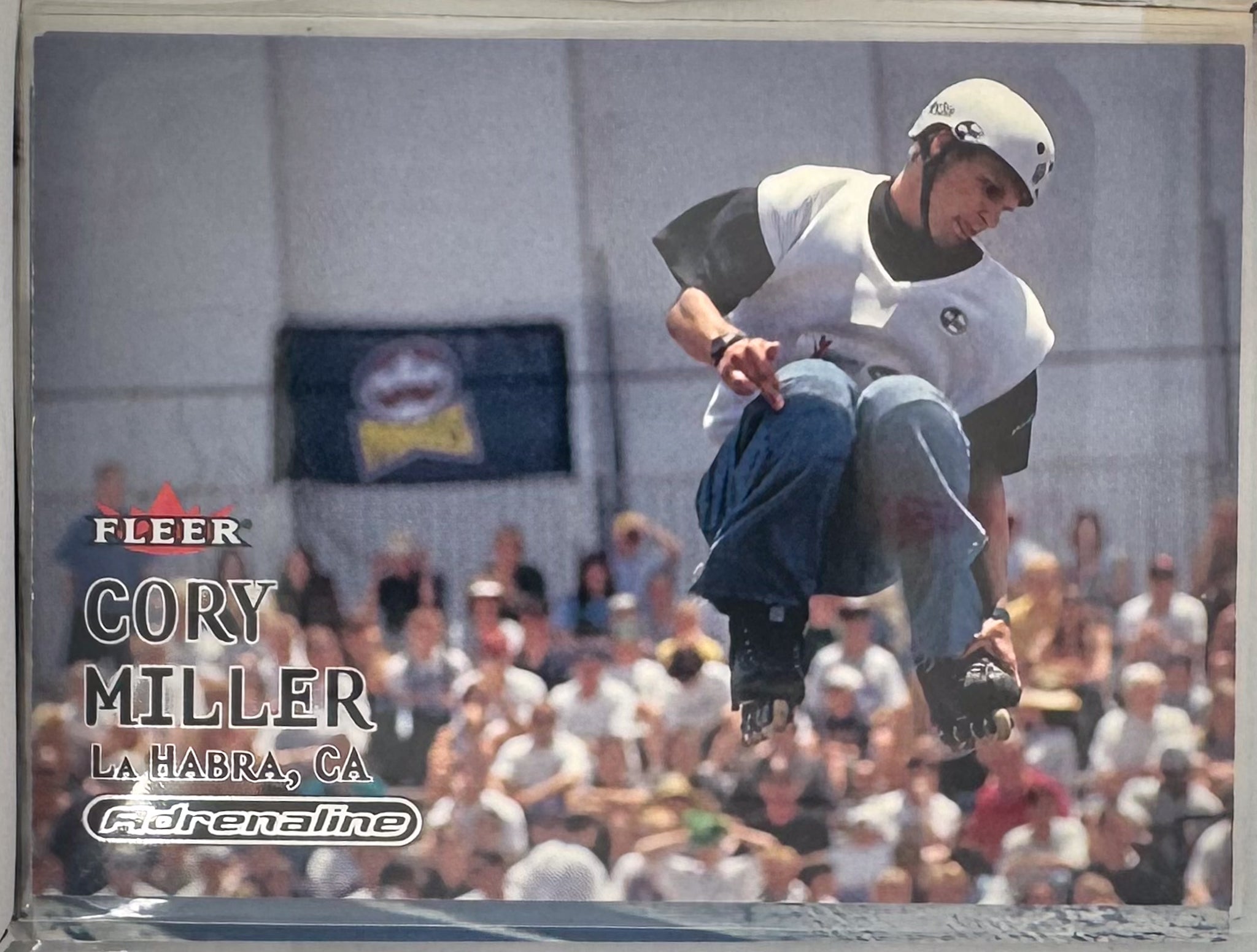 Adrenaline Fleer 2000 Action Sports Card No.35 Cory Miller Inline Skate
