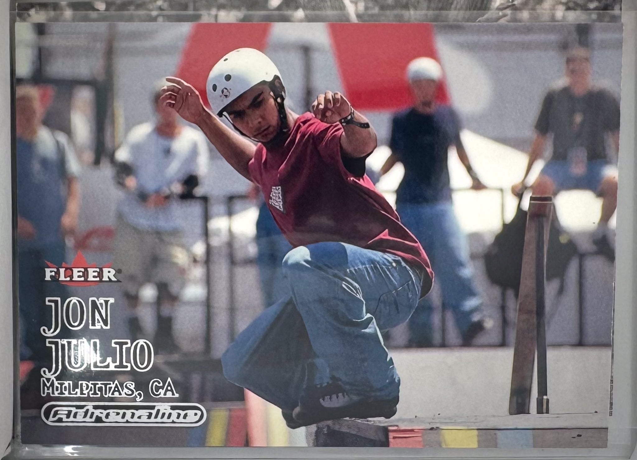 Adrenaline Fleer 2000 Action Sports Card No.84 Jon Julio Inline Skate