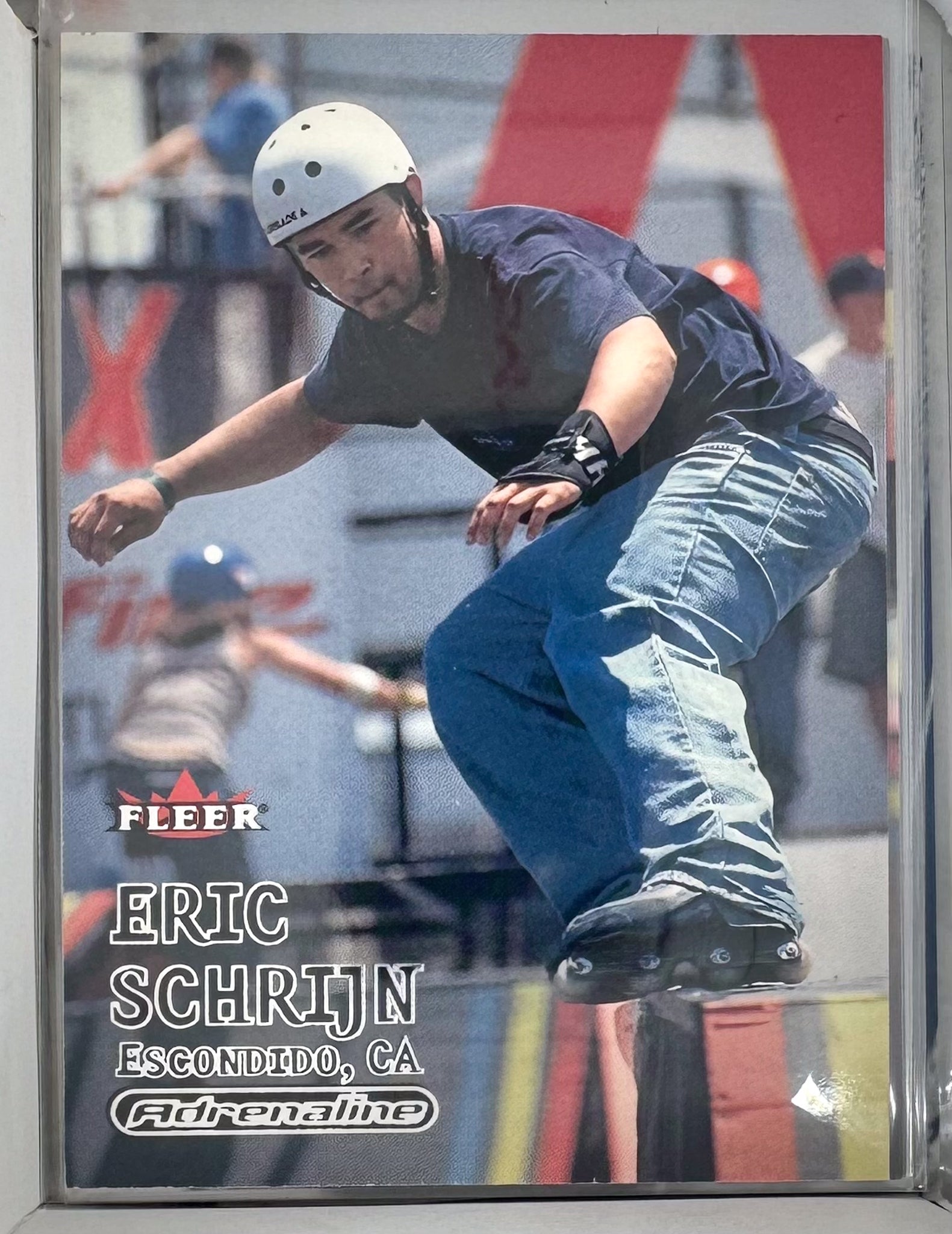 Adrenaline Fleer 2000 Action Sports Card No.22 Eric Schrijn Inline Skate