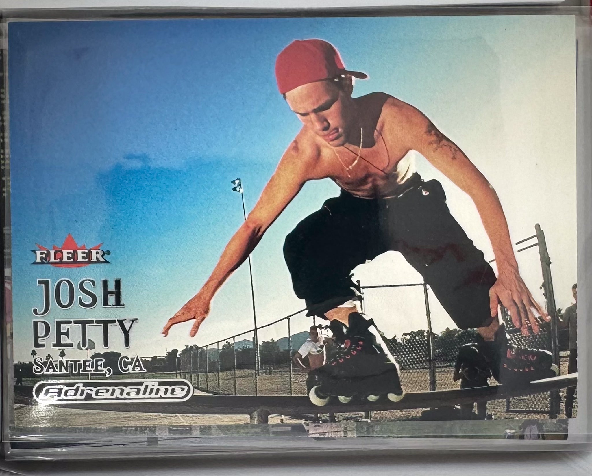 Adrenaline Fleer 2000 Action Sports Card No.68 Josh Petty 