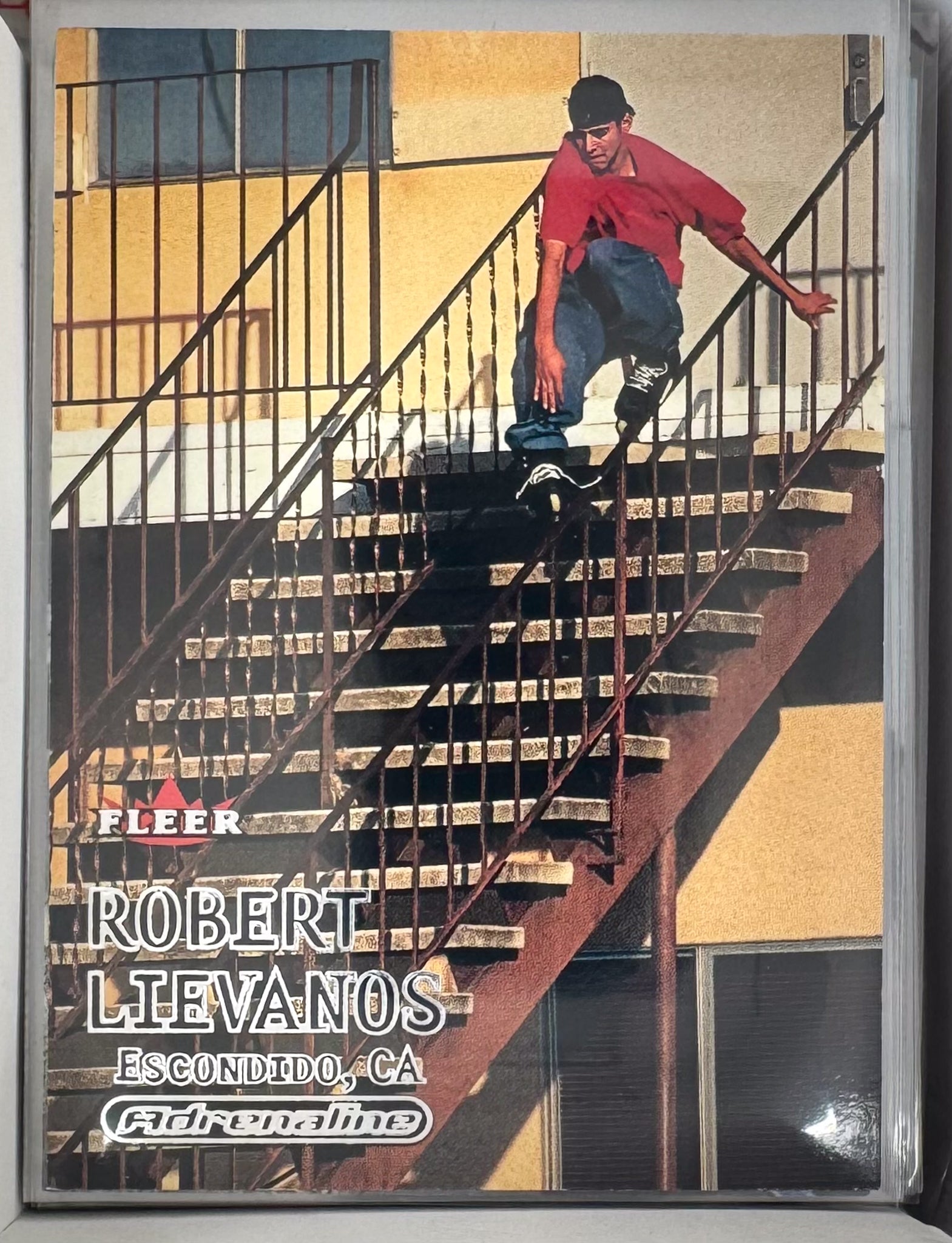 Adrenaline Fleer 2000 Action Sports Card No.74 Robert Lievanos Inline Skate