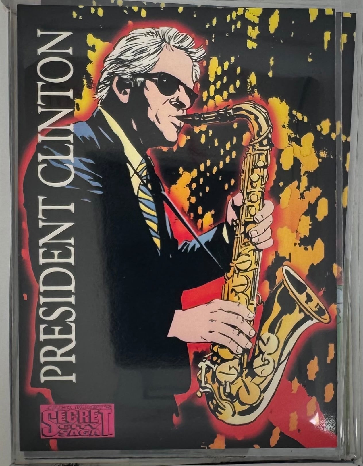 President Clinton Topps Comics 1993 Jack Kirby 7 of 12 