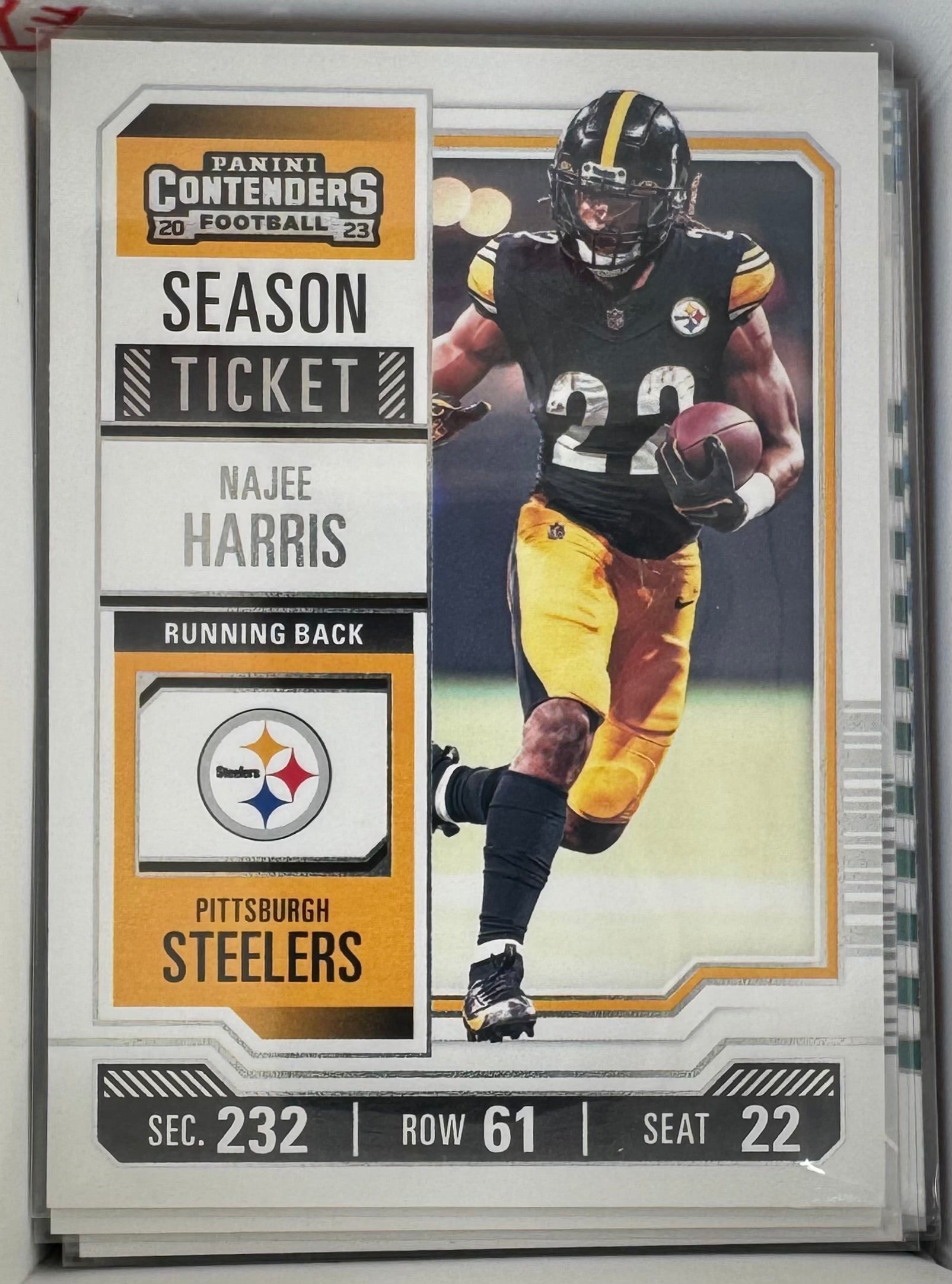 Najee Harris 2023 Panini Contenders Football Card No.84