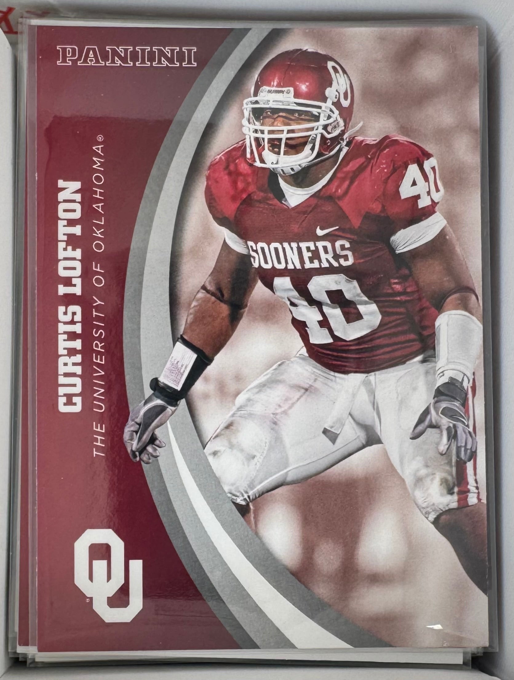 Curtis Lofton No.15 Panini 2016 Oklahoma University