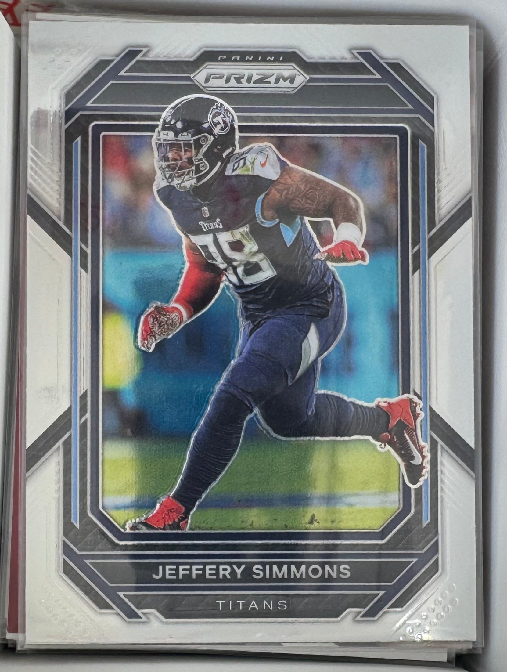 Jeffery Simmons No.289 Panini 2022 Prizm Football Titans