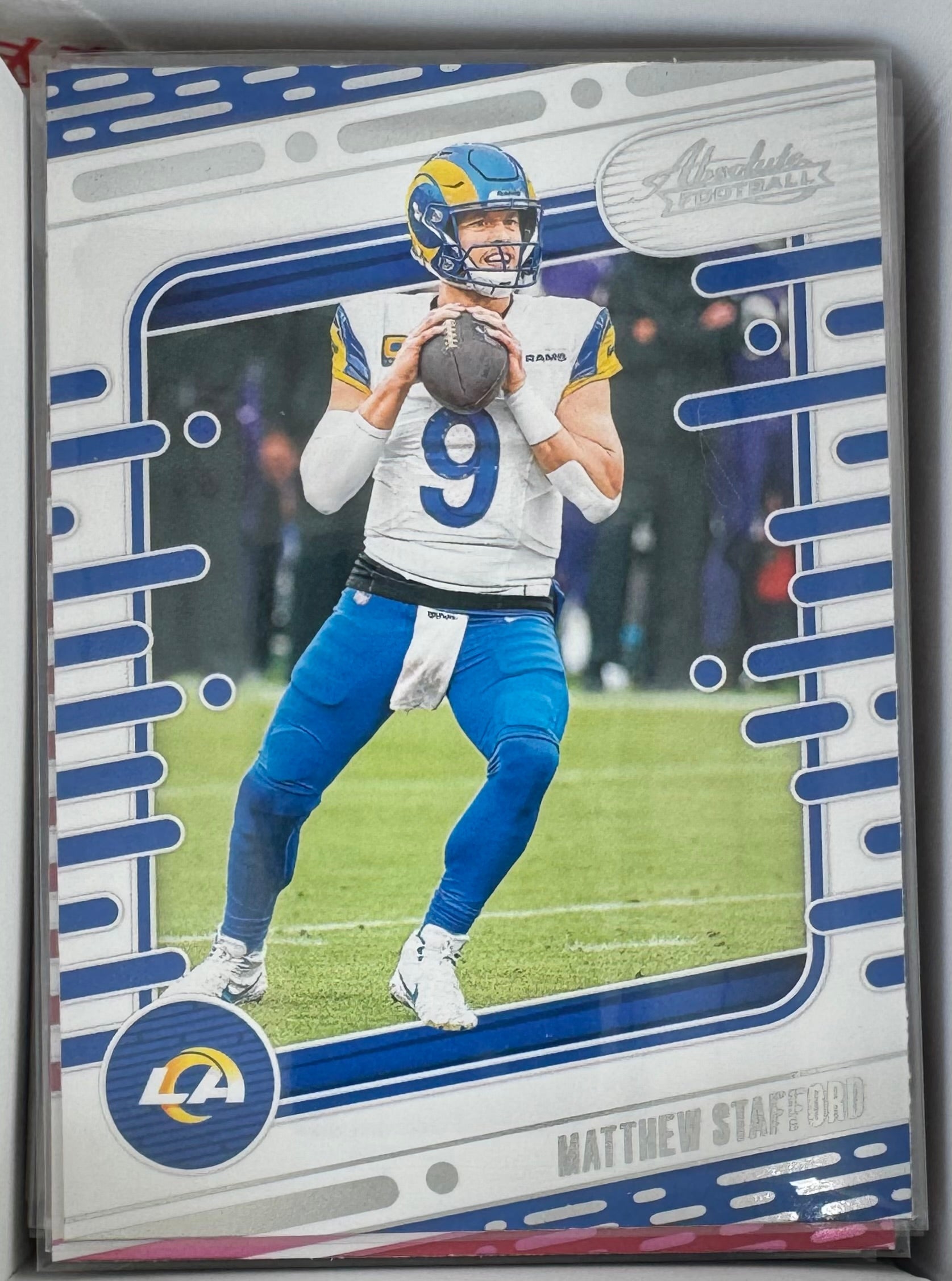 Matthew Stafford Panini Absolute Football Card No.64 Rams