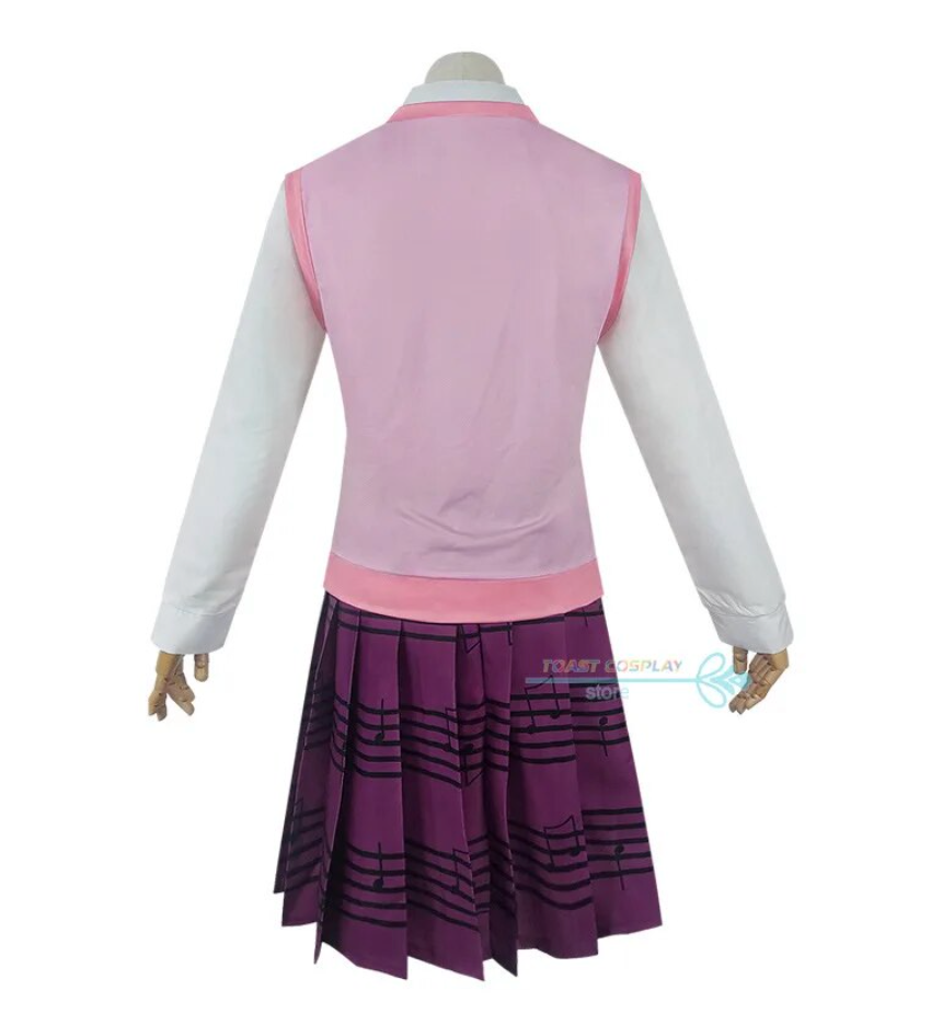 Danganronpa V3 Akamatsu Kaede Cosplay Costume JK School Skirt