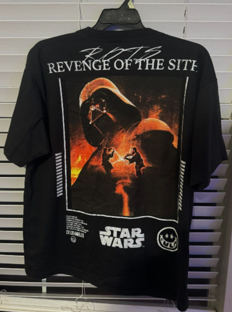 Star Wars Revenge Of The Sith Mens Black T Shirt Size Large CVLA Mens