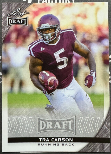 Tra Carson 2016 Leaf Draft #83 Texas A&M Aggies Football Card NM