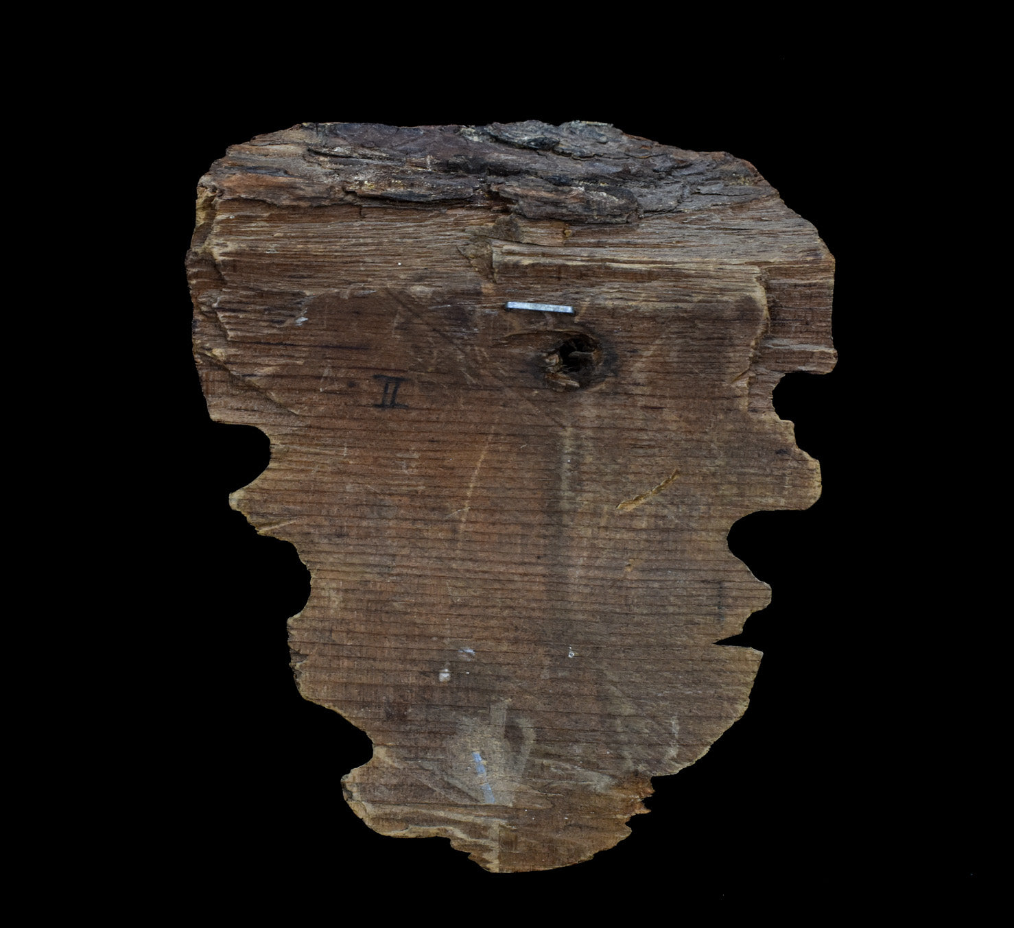 Tree Face Hand Carved Wood Piece Custom Made Used