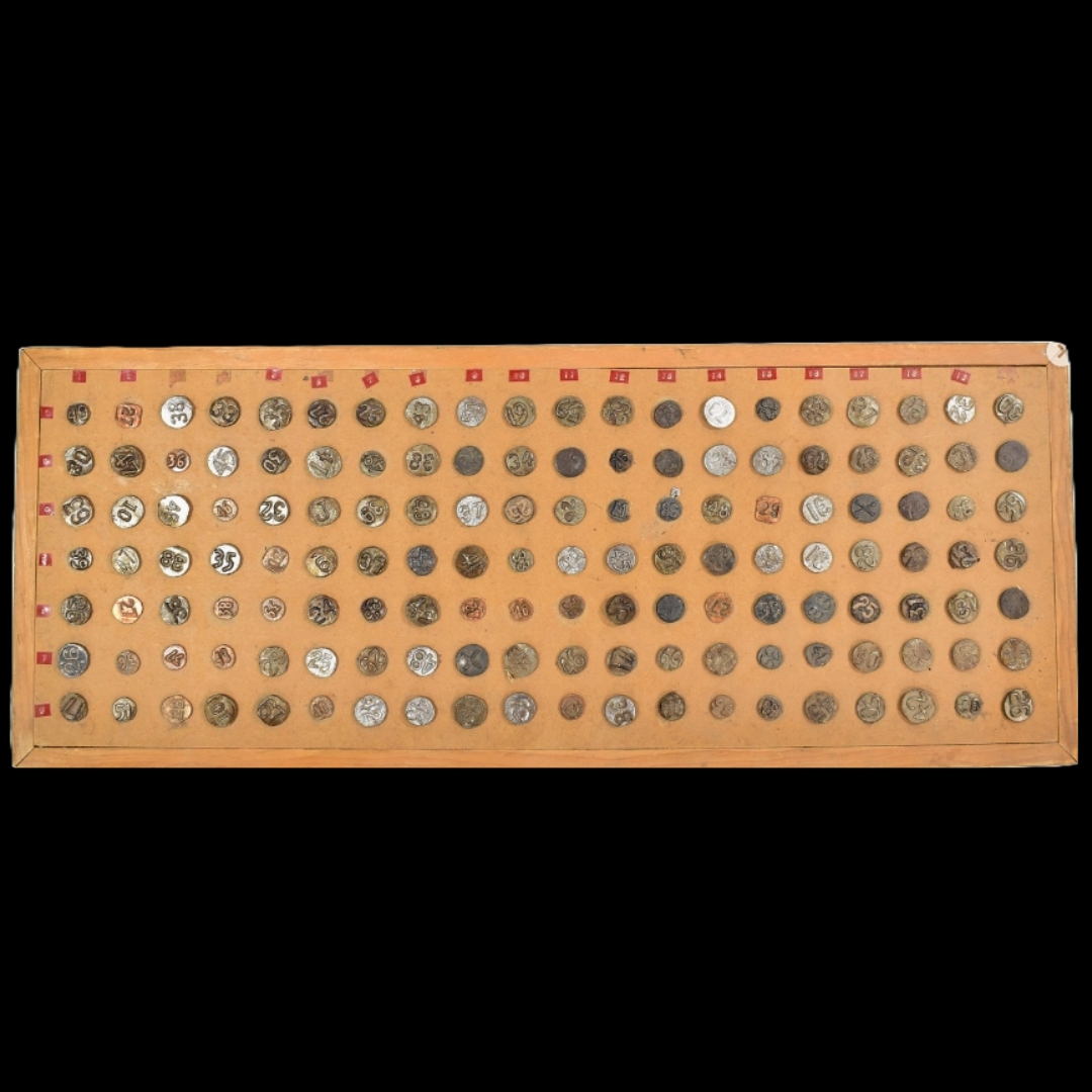 Vintage Antique Railroad Nails Numbered Dated 1925-1942 With Display Case 240pc