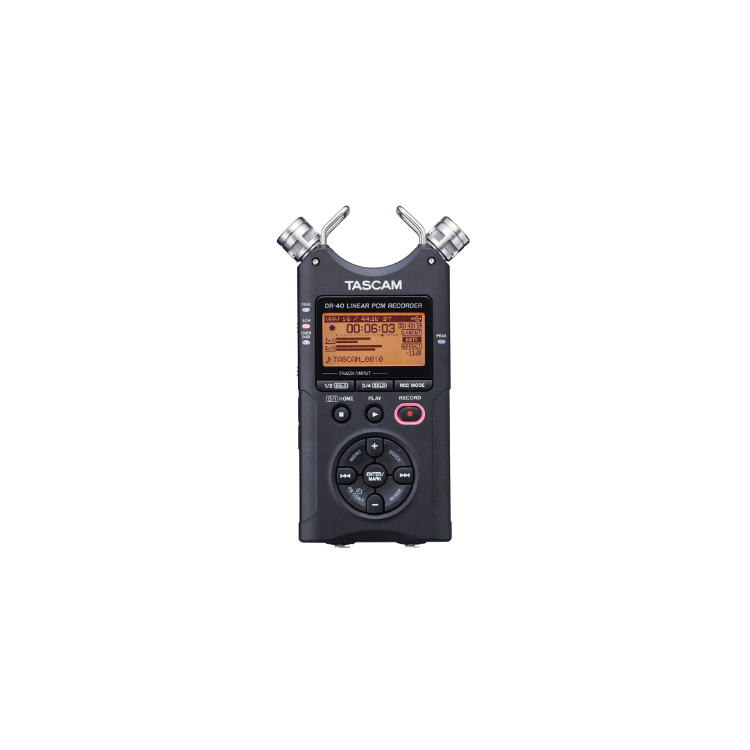 TASCAM DR-40X Linear PCM Handheld Digital Recorder Used Device Only