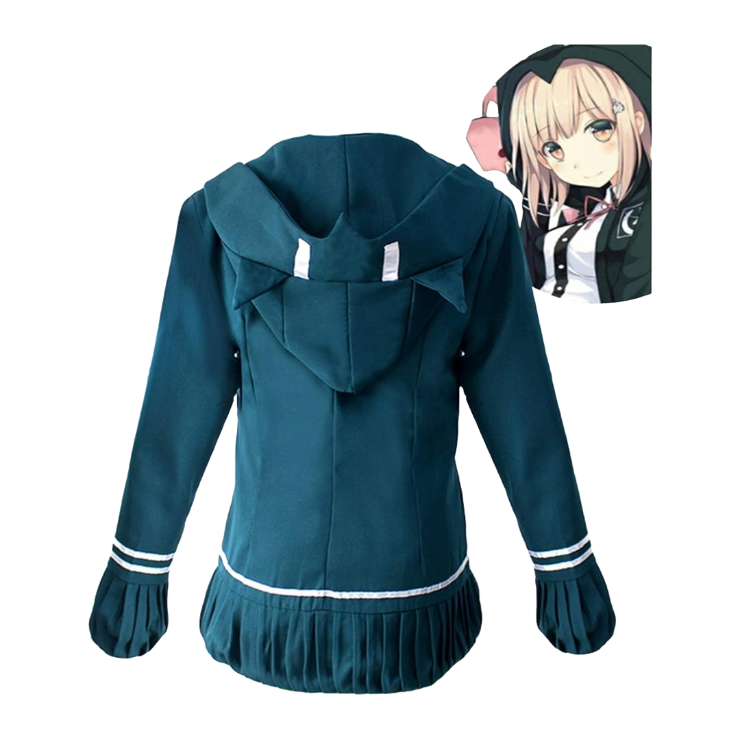 Anime Danganronpa 2 Goodbye Despair Costume Chiaki Nanami Outfit
